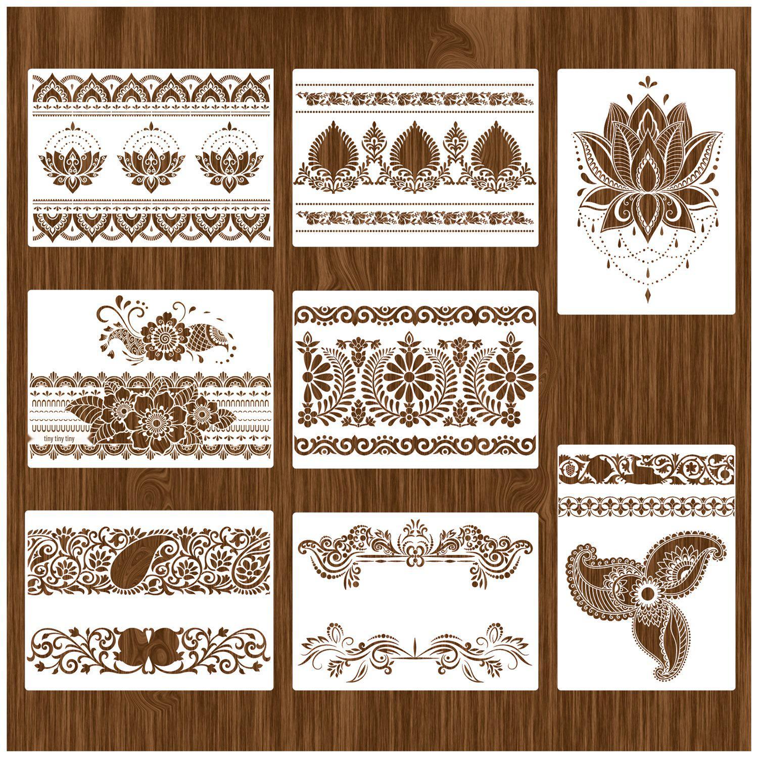 Retro Lace PET Graffiti Painting Stencil – Multifunctional DIY Hollow Template
Retro Lace PET Graffiti Painting Stencil – Multifunctional DIY Hollow Template