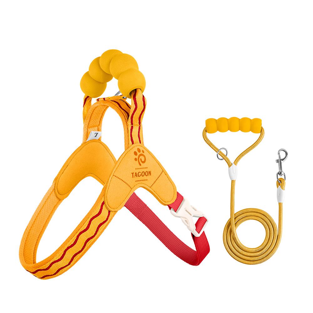 Dog Harness Set Step-In No-Pull Easy Escape Proof Vest with Dual Leash Clips & Reflective Stitching for Puppies Small Dogs S
Dog Harness Set Step-In No-Pull Easy Escape Proof Vest with Dual Leash Clips & Reflective Stitching for Puppies Small Dogs S