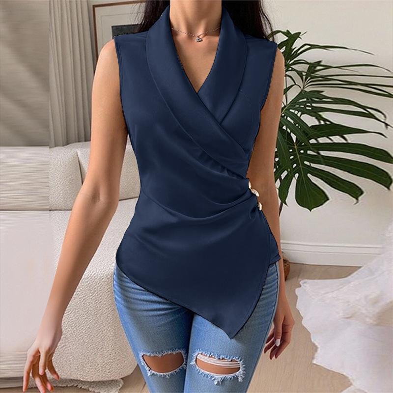 ZANZEA Женские повседневные летние майки без рукавов с V-образным вырезом и неровным подолом 5XL
ZANZEA Женские повседневные летние майки без рукавов с V-образным вырезом и неровным подолом 5XL