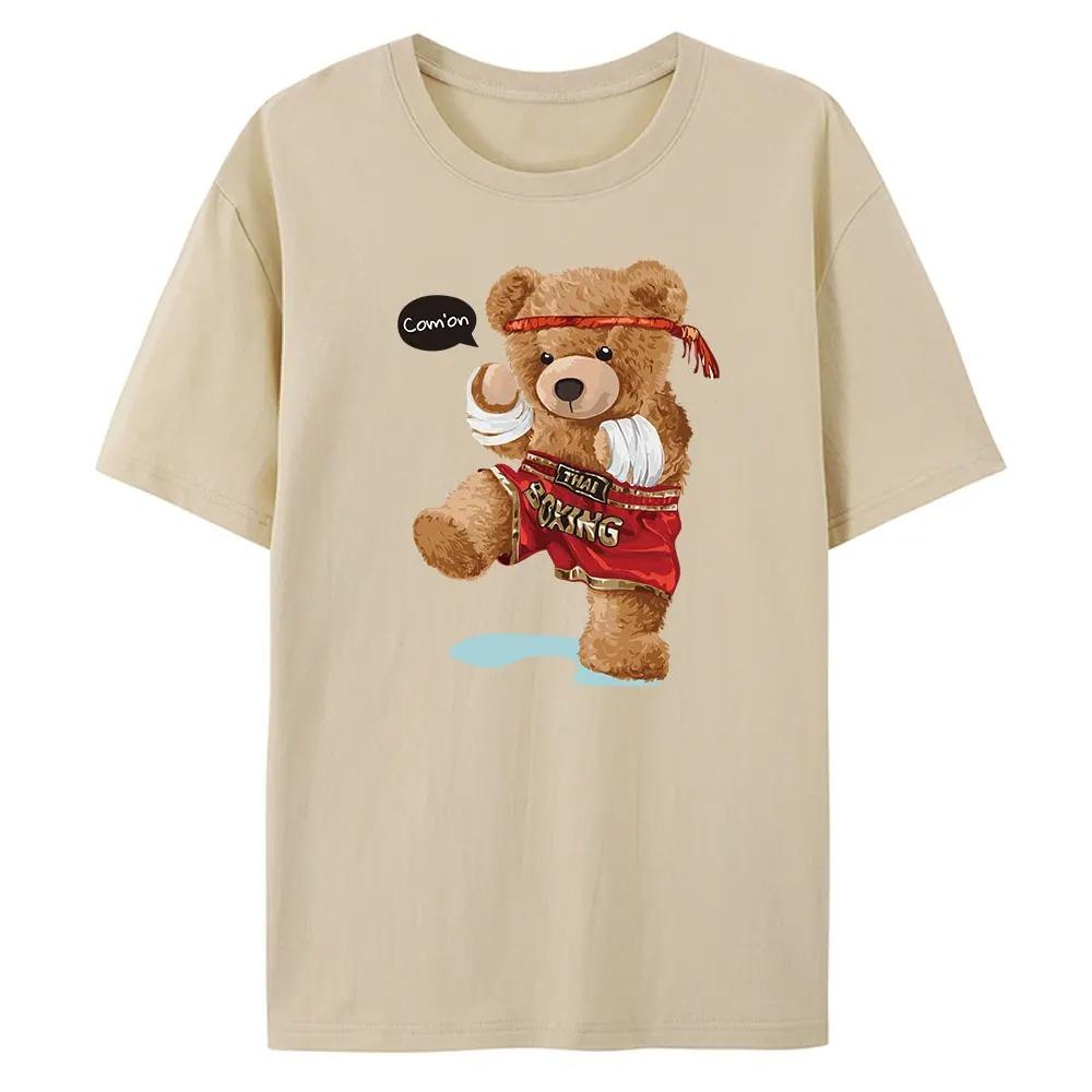 Womens Casual Shortsleeved Tshirt with Bear Print A Stylish and Loosefitting Top Graphic T Shirts Summer Streetwear Y2K Top 4XL
Womens Casual Shortsleeved Tshirt with Bear Print A Stylish and Loosefitting Top Graphic T Shirts Summer Streetwear Y2K Top 4XL
