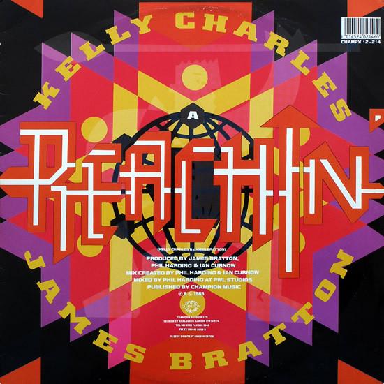 12inch Record KELLY CHARLES & JAMES BRATTON - Reachin CHAMPX12214 Champion 1989 UK Dance & Electronica Used
12inch Record KELLY CHARLES & JAMES BRATTON - Reachin CHAMPX12214 Champion 1989 UK Dance & Electronica Used