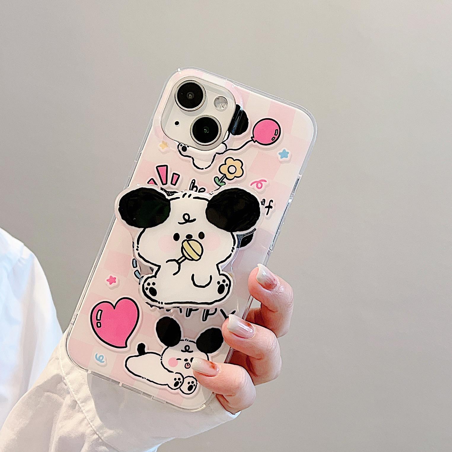 Kawaii силиконовый чехол для собаки с невидимыми складными чехлами-подставками для iPhone 14ProMax 13 12 11, кронштейн для подушки безопасности, милый мягкий противоударный чехол
Kawaii силиконовый чехол для собаки с невидимыми складными чехлами-подставками для iPhone 14ProMax 13 12 11, кронштейн для подушки безопасности, милый мягкий противоударный чехол