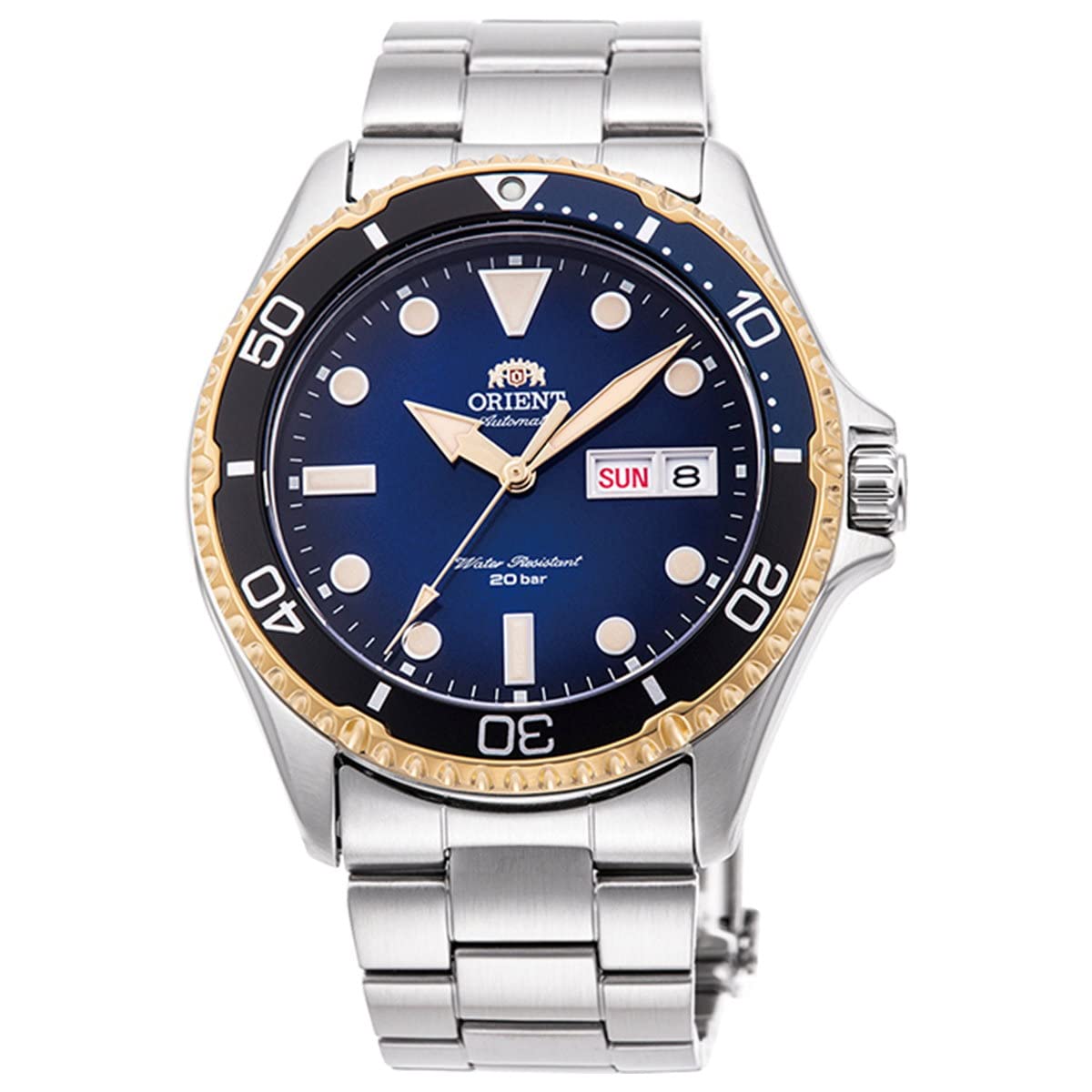ORIENT Mako Automatic Watch Mechanical Made in Japan Автоматичний водолазний годинник з гарантією від місцевого виробника RN-AA0815L Чоловічий темно-синій 
ORIENT Mako Automatic Watch Mechanical Made in Japan Автоматичний водолазний годинник з гарантією від місцевого виробника RN-AA0815L Чоловічий темно-синій