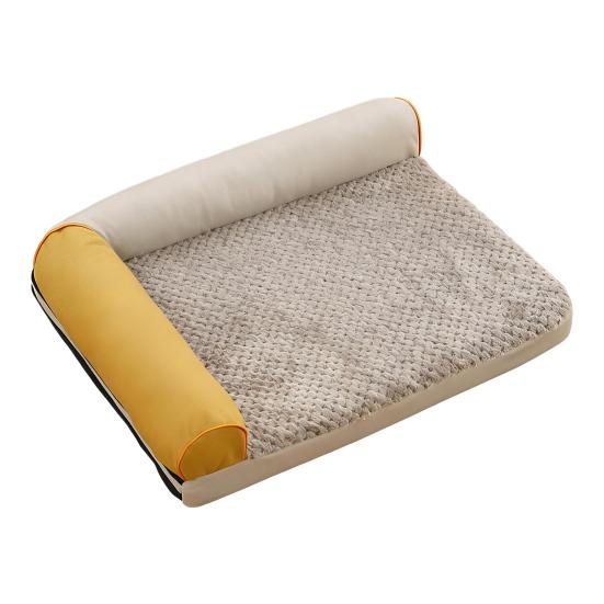 Ортопедическая лежанка для собаки Пушистая лежанка для кошки с валиками для шеи Нескользящее дно Термоплюшевая кушетка для питомца с чехлом, который можно снять и постирать, для кошек и собак S жёлтый
Ортопедическая лежанка для собаки Пушистая лежанка для кошки с валиками для шеи Нескользящее дно Термоплюшевая кушетка для питомца с чехлом, который можно снять и постирать, для кошек и собак S жёлтый