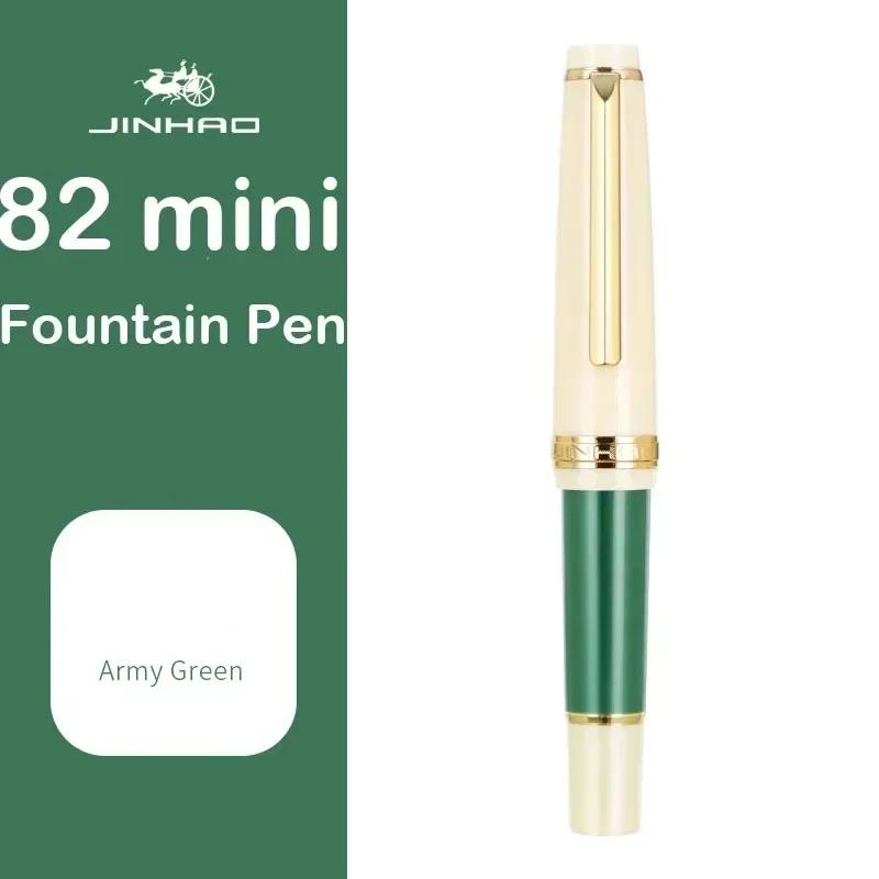 JINHAO 82 Mini Cute Short Portable Fountain Pen Calligraphy Practice Writing Business Pen Office School Supplies Stationery EF(0.38mm) армия зеленый
JINHAO 82 Mini Cute Short Portable Fountain Pen Calligraphy Practice Writing Business Pen Office School Supplies Stationery EF(0.38mm) армия зеленый