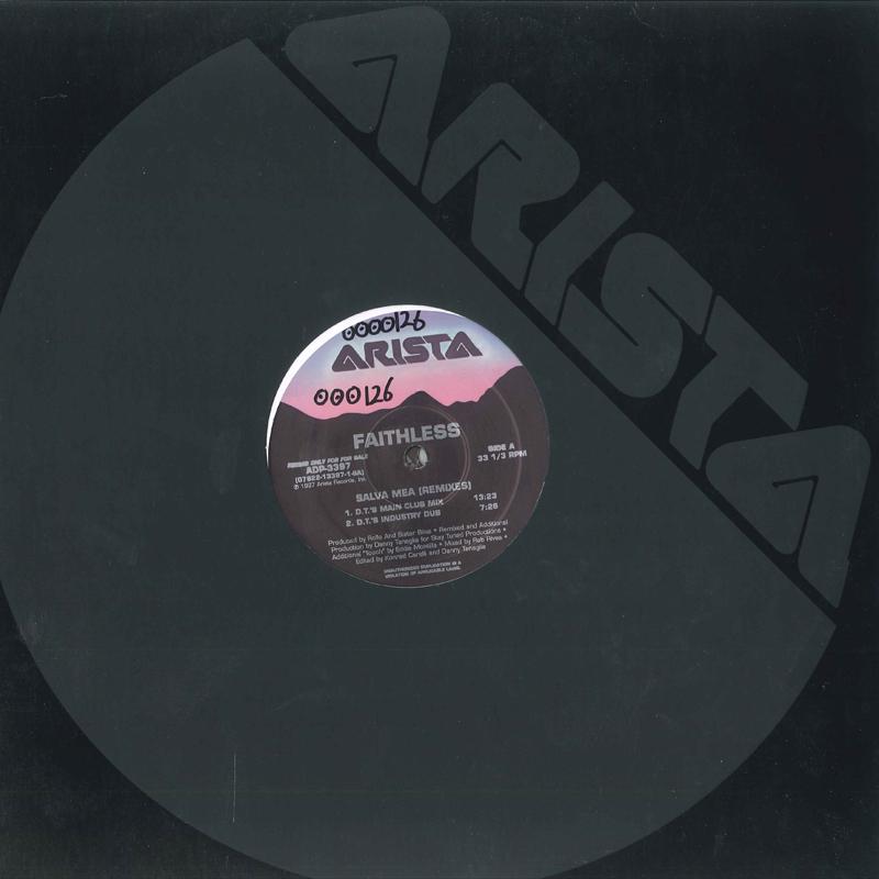 12inch Record FAITHLESS Salva Mea Remixes ADP3397 ARISTA 1997 US Dance Electronica Used
12inch Record FAITHLESS Salva Mea Remixes ADP3397 ARISTA 1997 US Dance Electronica Used