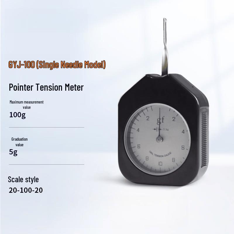 Rongyu GYJ-100g Analog Handheld Force Gauge
Rongyu GYJ-100g Analog Handheld Force Gauge