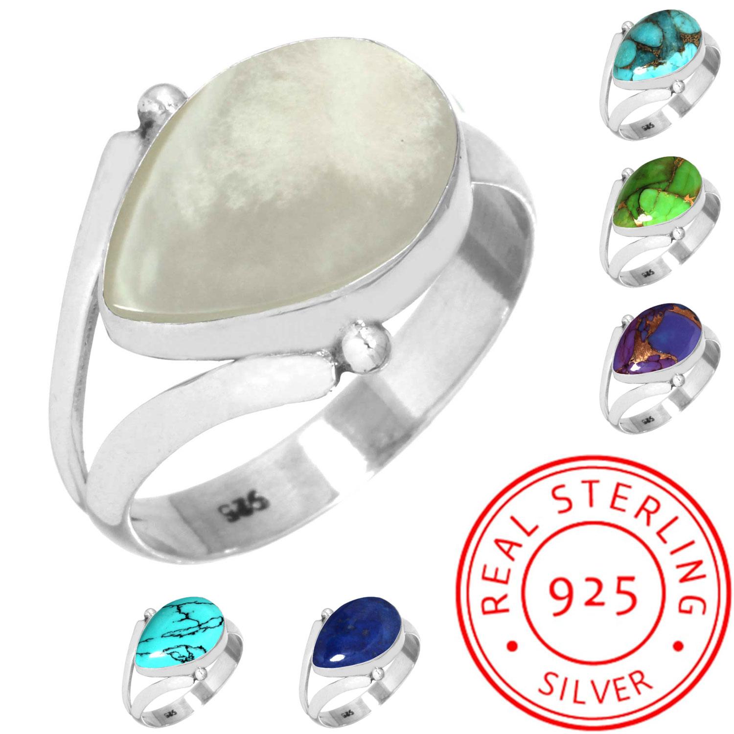 925 Sterling Silver Ring Women Gemstone Handmade Jewelry Birthday Gift Blue Green Purple Copper Turquoise Pearl Lapis Mother Of Pearl Cocktail 11 перламутровий колір
925 Sterling Silver Ring Women Gemstone Handmade Jewelry Birthday Gift Blue Green Purple Copper Turquoise Pearl Lapis Mother Of Pearl Cocktail 11 перламутровий колір