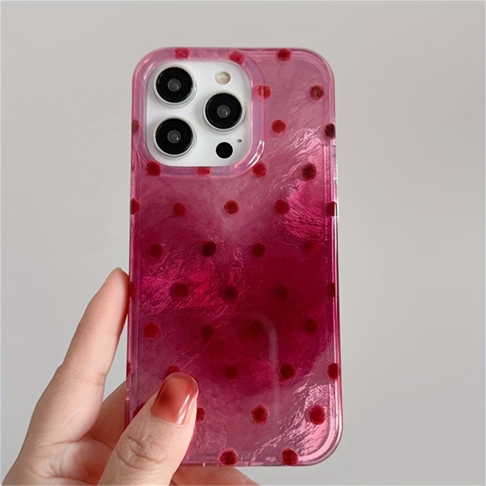 Очаровательный чехол для телефона в форме сердца для iPhone 17 16 Pro Max 15 14 13 12 11 XS X 7 8 Plus 16e с милым точечным малиново-красным фоном iPhone 11
Очаровательный чехол для телефона в форме сердца для iPhone 17 16 Pro Max 15 14 13 12 11 XS X 7 8 Plus 16e с милым точечным малиново-красным фоном iPhone 11
