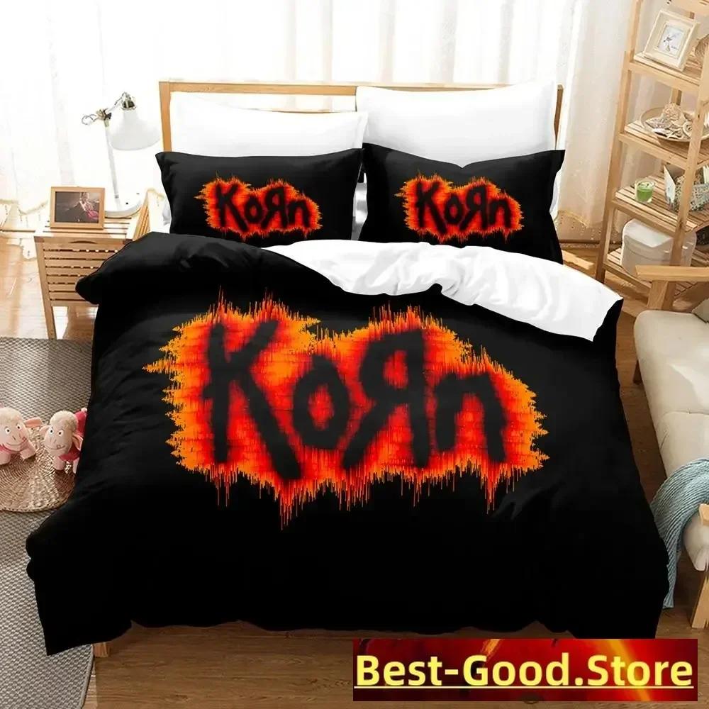 Korn rock Bedding Set Printed Bed Set With Pillowcase Bed Duvet Cover Soft Single Double Queen Super King Size Bedroom AU Double(180*210cm)3pcs
Korn rock Bedding Set Printed Bed Set With Pillowcase Bed Duvet Cover Soft Single Double Queen Super King Size Bedroom AU Double(180*210cm)3pcs