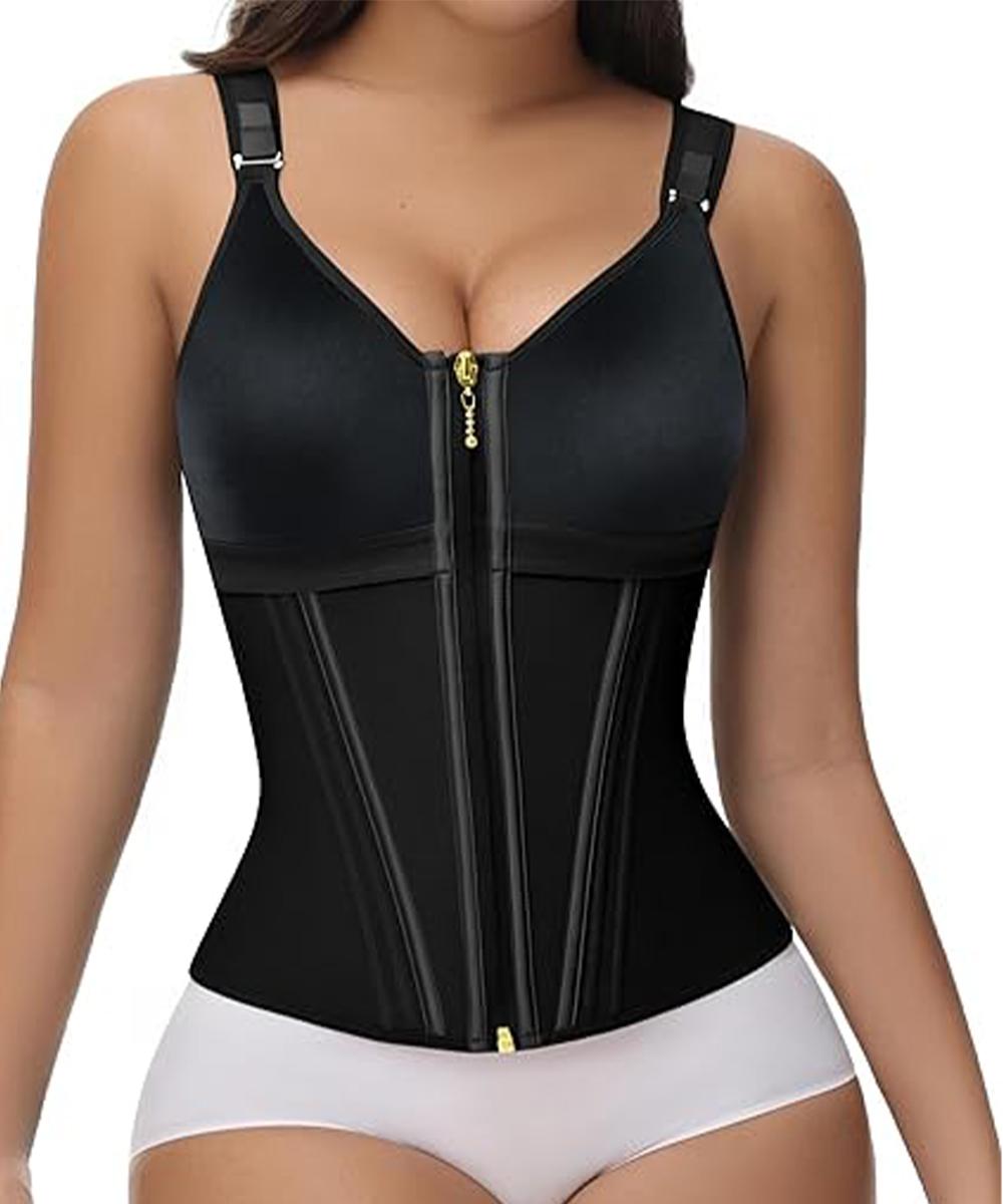 Женское корректирующее белье для живота, корсет для талии, майка-боди с молнией и крючками XL чёрный
Женское корректирующее белье для живота, корсет для талии, майка-боди с молнией и крючками XL чёрный