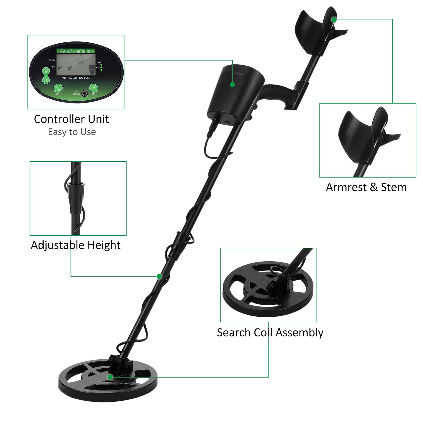 Metal Detector for Adults & Kids Professional Higher Accuracy and Sensitivity Waterproof Metals Gold Detector with LCD Display All Metal and Disc Mode
Metal Detector for Adults & Kids Professional Higher Accuracy and Sensitivity Waterproof Metals Gold Detector with LCD Display All Metal and Disc Mode