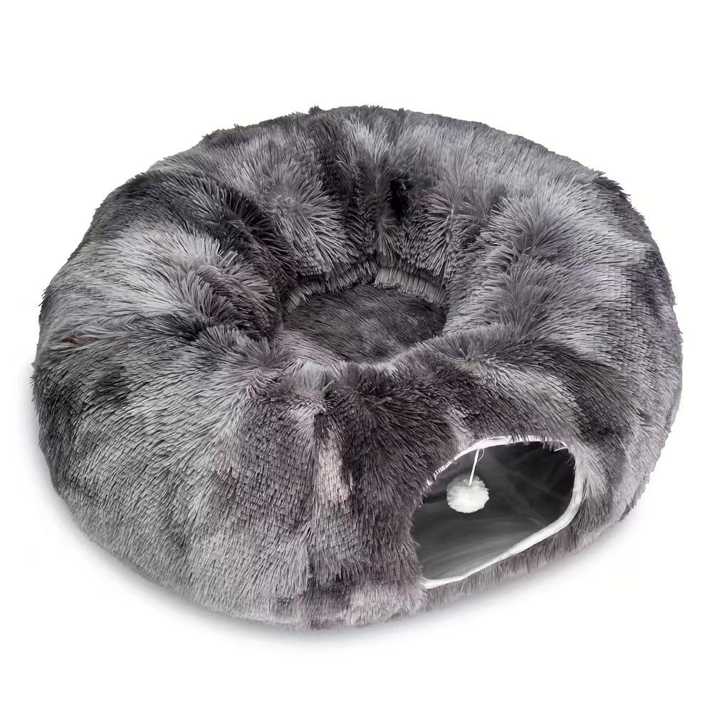 Plush Donut Cats Tunnel Bed 2 in 1 Fluffy Pet Cave Beds Withgradient Color Tunnel for Cats Kittens Dogs Guinea Pig Rabbit Gatos сірий
Plush Donut Cats Tunnel Bed 2 in 1 Fluffy Pet Cave Beds Withgradient Color Tunnel for Cats Kittens Dogs Guinea Pig Rabbit Gatos сірий