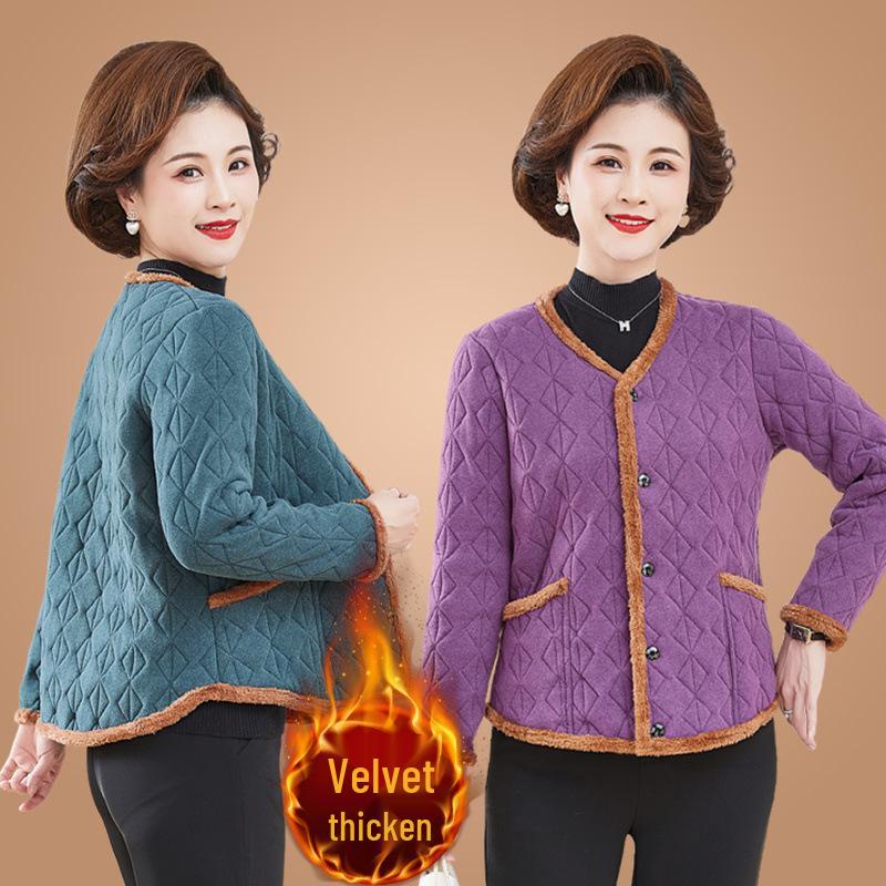 Stylish Warm Women s Plus Velvet Thickened Coat - Fashionable Cotton Jacket for Middle-aged & Elderly 3XL (130-145 lbs)
Stylish Warm Women s Plus Velvet Thickened Coat - Fashionable Cotton Jacket for Middle-aged & Elderly 3XL (130-145 lbs)