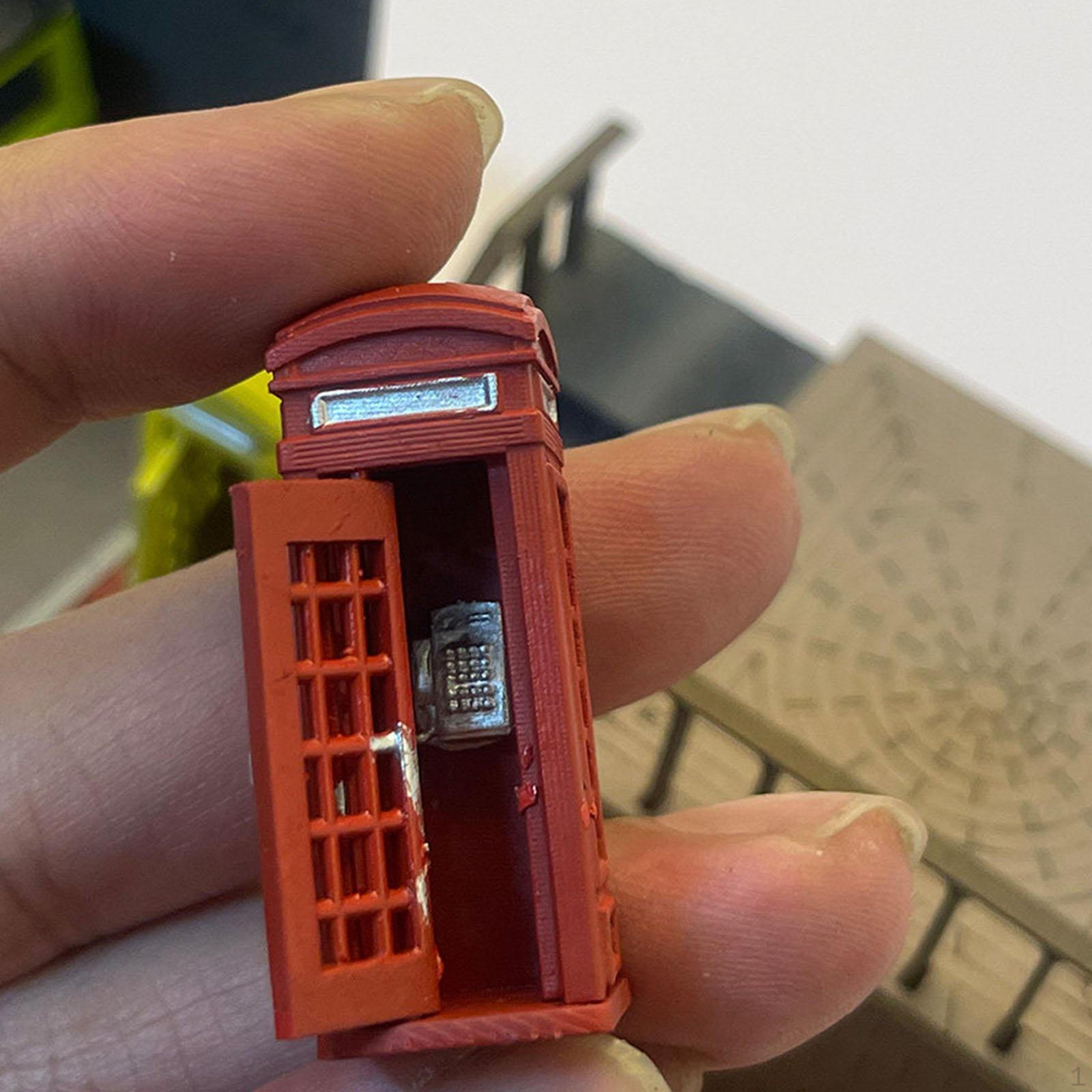 1/64 Miniature Phone Booth Diorama Scene Model Dollhouse Decoration Scenery DIY Projects Mini красный
1/64 Miniature Phone Booth Diorama Scene Model Dollhouse Decoration Scenery DIY Projects Mini красный