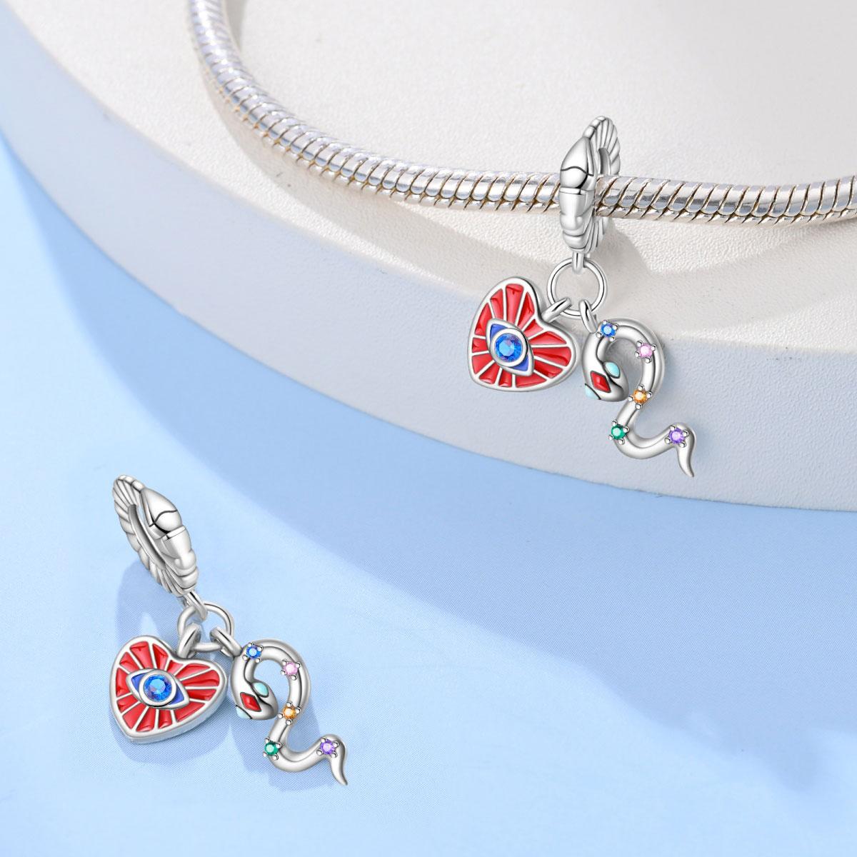Plated 925 Silver Red Snake Charms Fit 925 Charms Bracelet Beads Jewelry Gifts for Women
Plated 925 Silver Red Snake Charms Fit 925 Charms Bracelet Beads Jewelry Gifts for Women