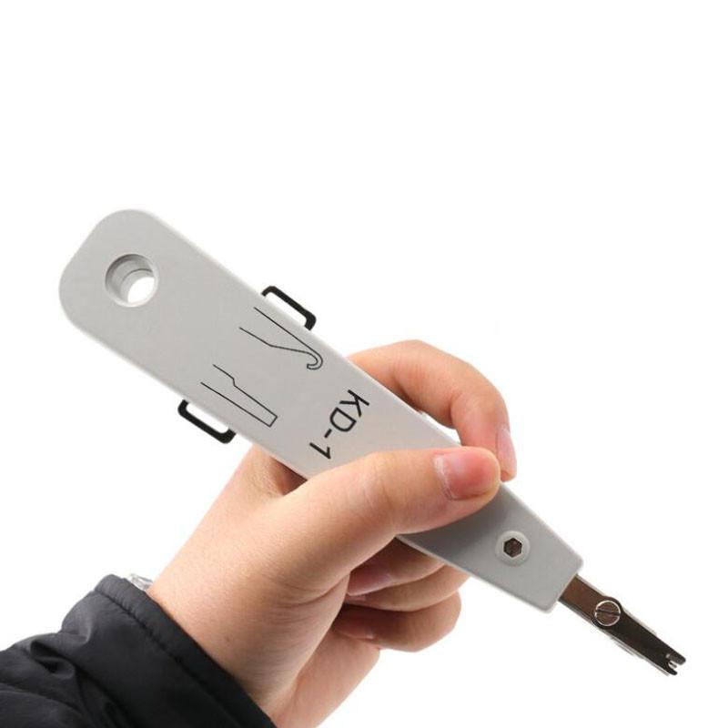 Punch Down Tool, Multifunction Krone Type IDC/Network Wire Cat5 Cat6 & Telephone Impact Terminal Insertion Tools Pack of 1
Punch Down Tool, Multifunction Krone Type IDC/Network Wire Cat5 Cat6 & Telephone Impact Terminal Insertion Tools Pack of 1