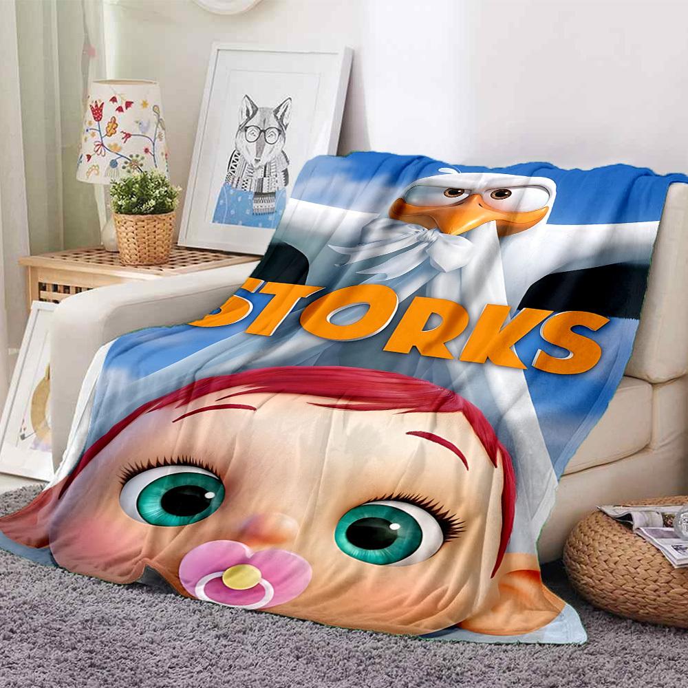 1pc Storks Flannel Throw Blanket - HD Printed Lightweight Soft Warm All-Season Blanket for Sofa, Bed, Travel080 130cmx150cm
1pc Storks Flannel Throw Blanket - HD Printed Lightweight Soft Warm All-Season Blanket for Sofa, Bed, Travel080 130cmx150cm