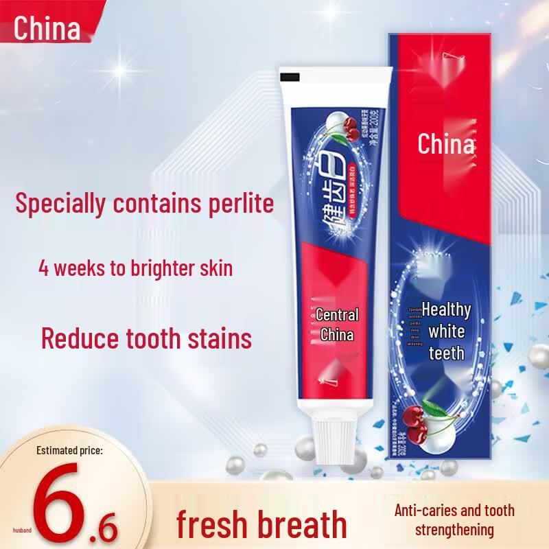Zhonghua Healthy White Baking Soda Toothpaste
Zhonghua Healthy White Baking Soda Toothpaste