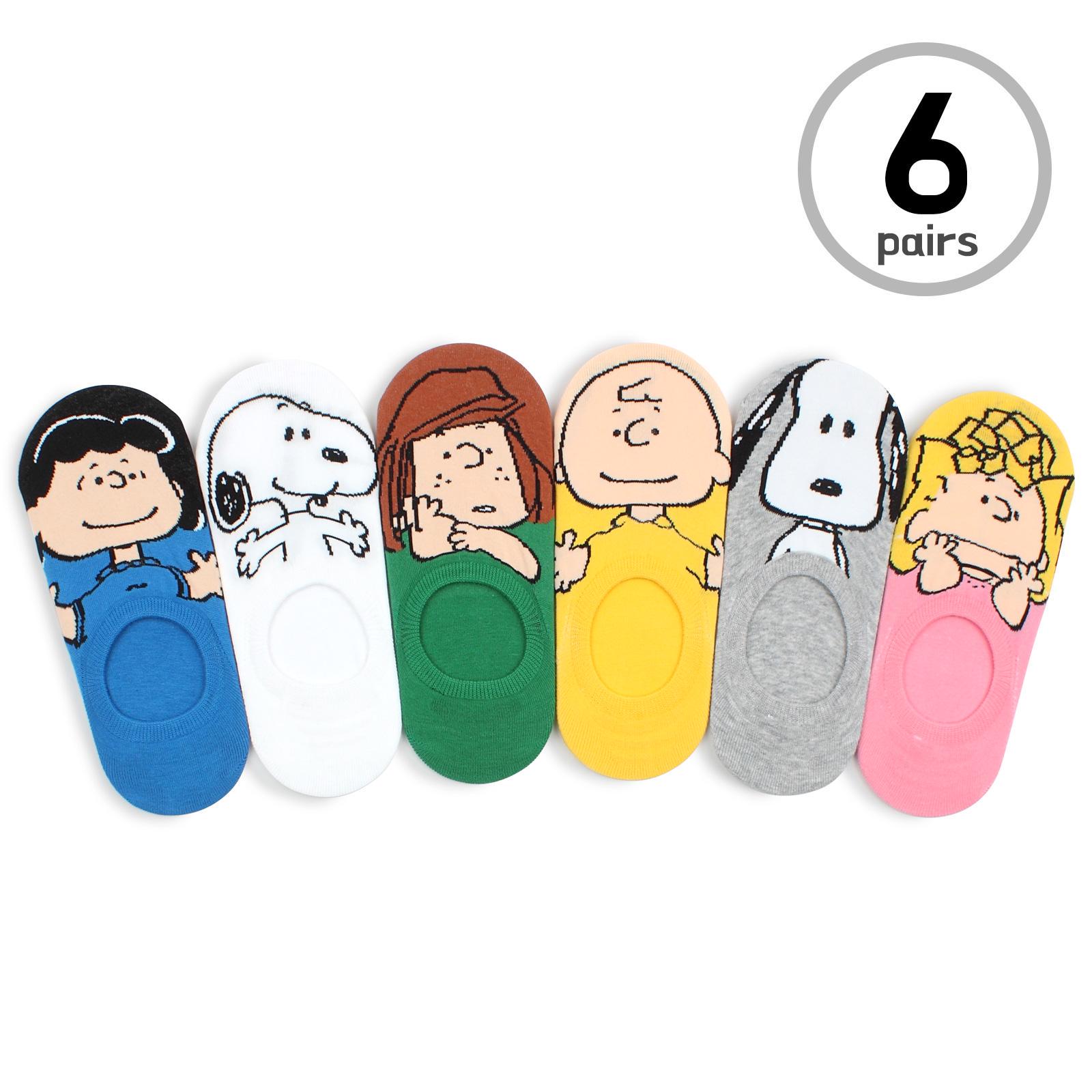 (6 пар) носки Snoopy Peanuts с официальной лицензией Hooray Invisible Socks LJ16 
(6 пар) носки Snoopy Peanuts с официальной лицензией Hooray Invisible Socks LJ16