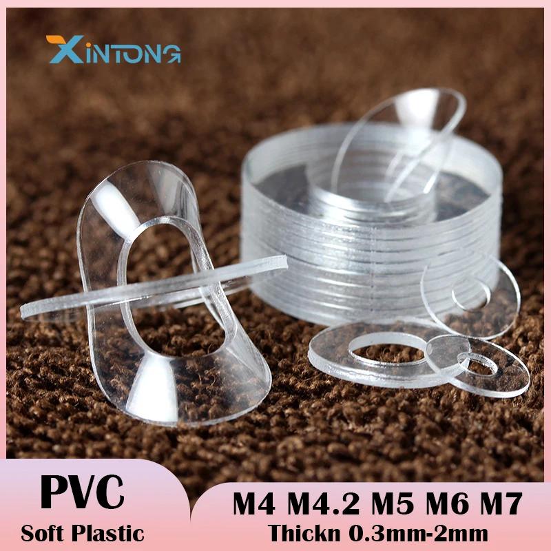 M4 M4.2 M5 M6 M7 Soft Plastic PVC Transparent Insulating Plain Gasket Ring Spacer Flat Washer Thickn 0.3mm to 2mm M4x8x0.3(200Pcs)
M4 M4.2 M5 M6 M7 Soft Plastic PVC Transparent Insulating Plain Gasket Ring Spacer Flat Washer Thickn 0.3mm to 2mm M4x8x0.3(200Pcs)
