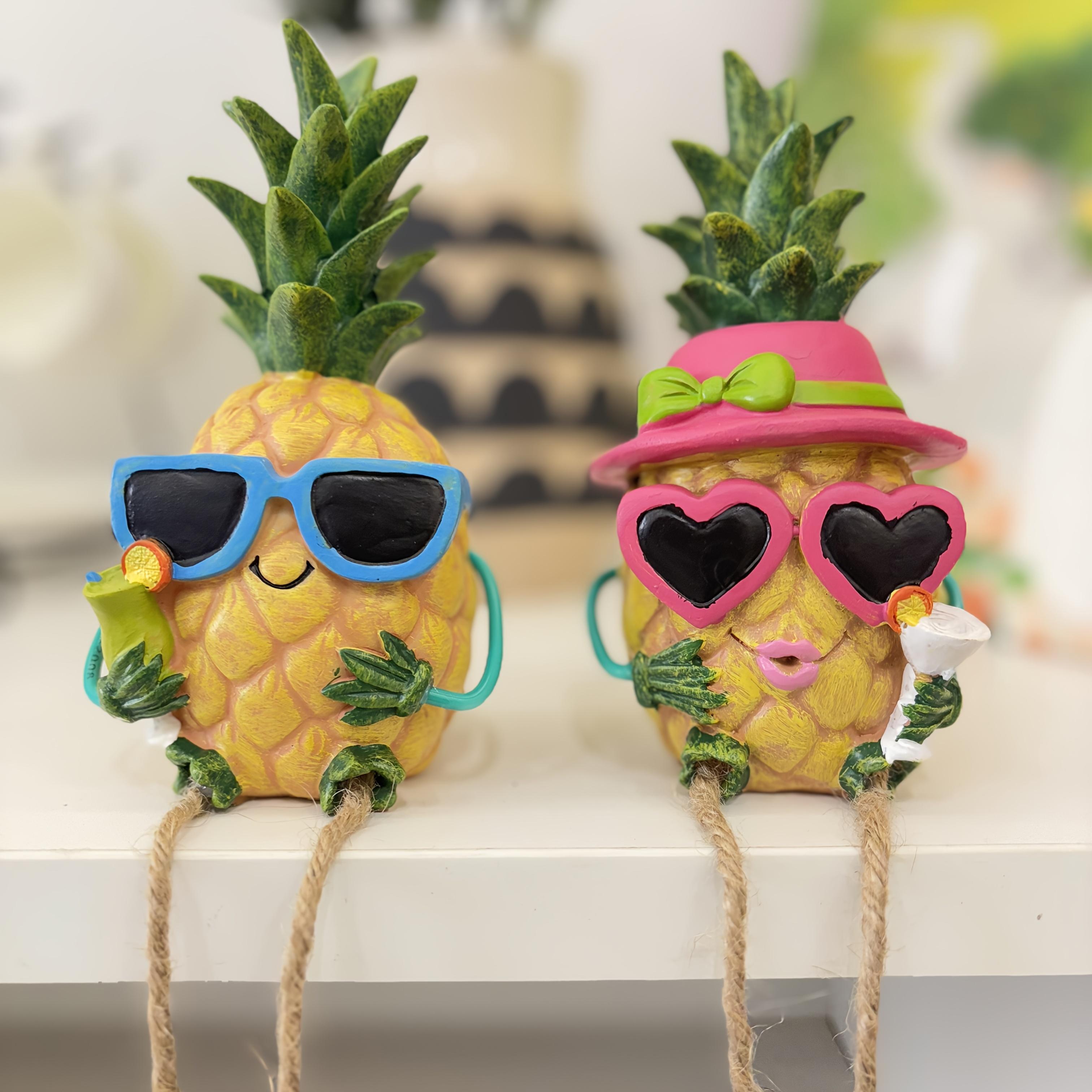 2pcs American Hanging Pineapple Couples - Hand-Painted Resin Crafts with Glasses for Easter Garden Decor
2pcs American Hanging Pineapple Couples - Hand-Painted Resin Crafts with Glasses for Easter Garden Decor
