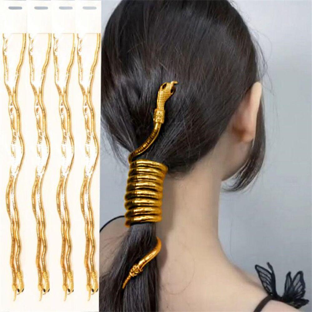 Snake Choker Halloween Hair Accessories Metal Collar Halloween Cosplay Snake Necklace Street Style style 3
Snake Choker Halloween Hair Accessories Metal Collar Halloween Cosplay Snake Necklace Street Style style 3