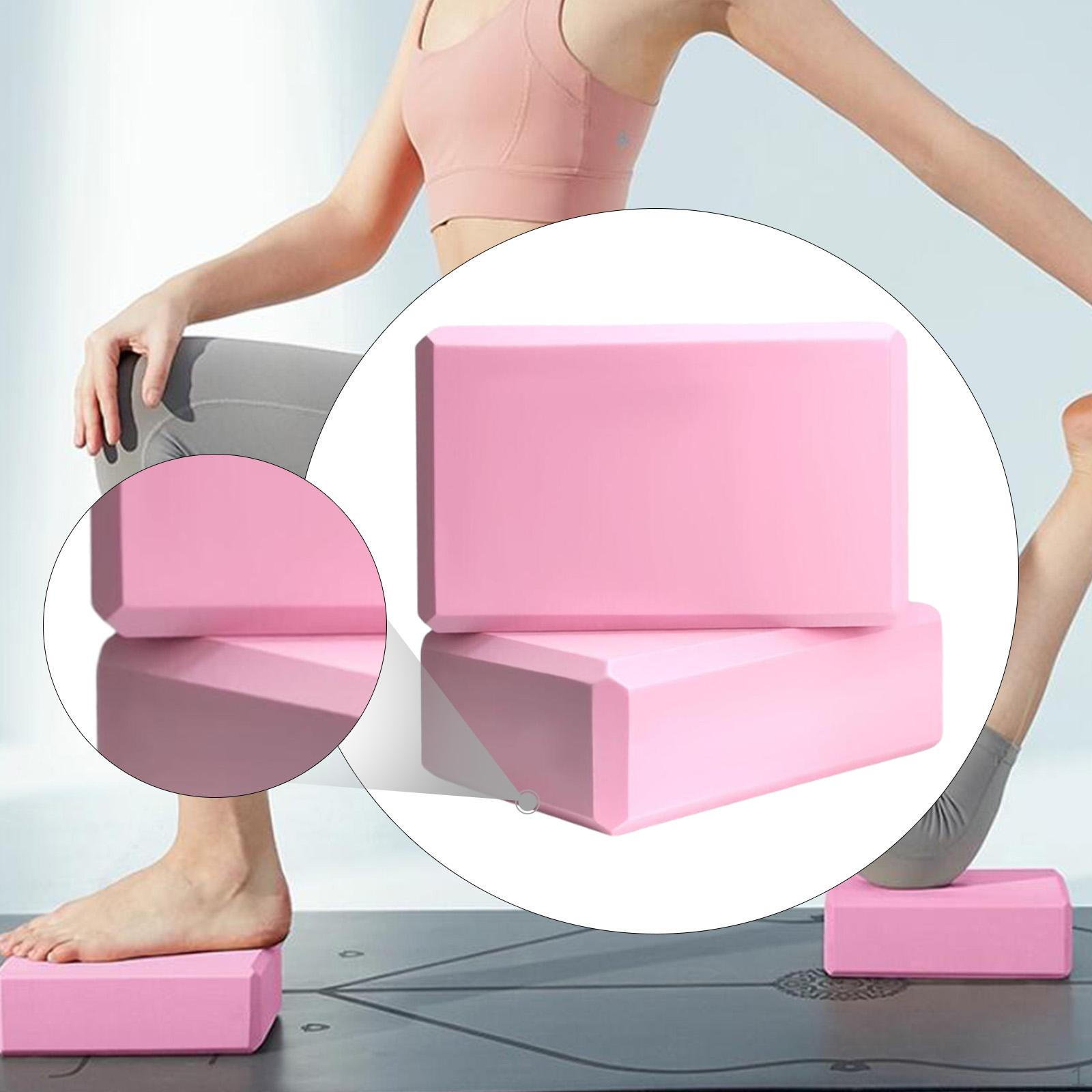2 Pieces Yoga Blocks EVA Foam Anti Slip Soft Exercise Accessories for Gym Stretching рожевий
2 Pieces Yoga Blocks EVA Foam Anti Slip Soft Exercise Accessories for Gym Stretching рожевий