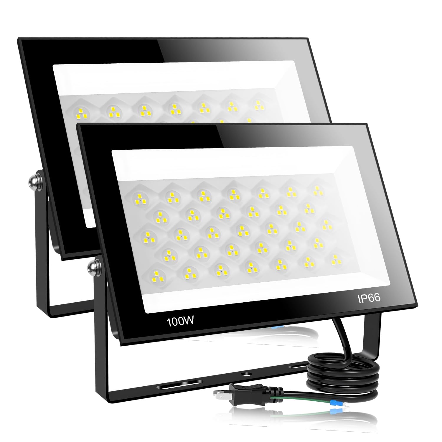 Светодиодный прожектор 100 Вт 12000 лм, водонепроницаемый IP66, дневной белый, 6500 К, для использования в помещении/на улице, совместимый со 100 В, высокая яркость, высокая цветопередача (Ra85
Светодиодный прожектор 100 Вт 12000 лм, водонепроницаемый IP66, дневной белый, 6500 К, для использования в помещении/на улице, совместимый со 100 В, высокая яркость, высокая цветопередача (Ra85