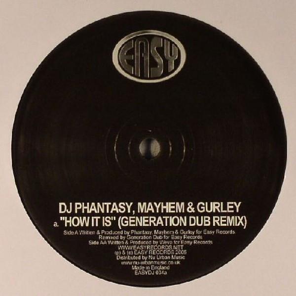 12inch Record DJ PHANTASY, DJ MAYHEM & STEVE GURL - How It Is (Generation Dub Remix) / EASYDJ034 Easy Records 2005 UK Dance & Electronica Used
12inch Record DJ PHANTASY, DJ MAYHEM & STEVE GURL - How It Is (Generation Dub Remix) / EASYDJ034 Easy Records 2005 UK Dance & Electronica Used