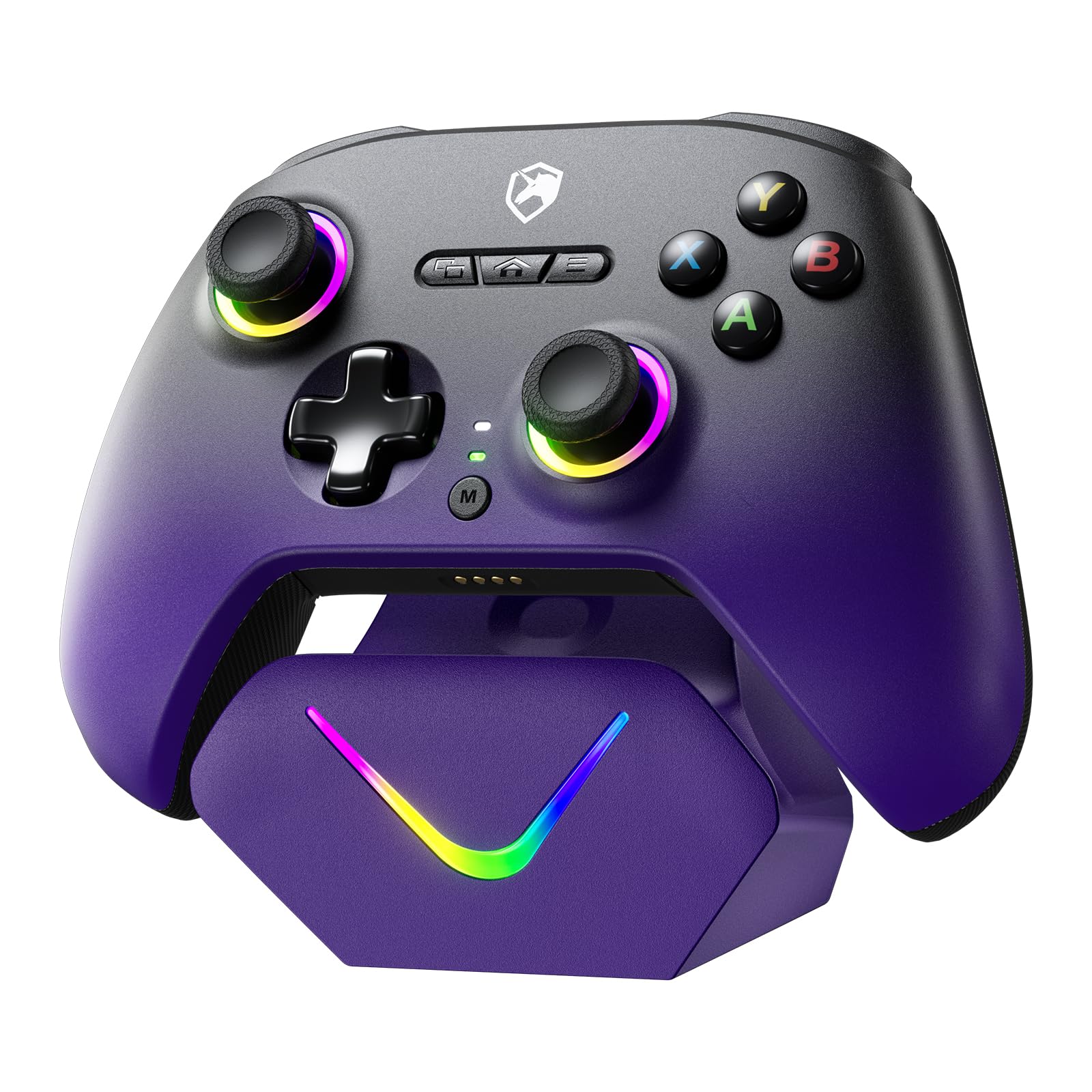 ECHTPower PC Controller with TMR 1000Hz Turbo Rapid Vibration Gyro Back 12 Hours Continuous RGB Compatible with Purple Dock, Wireless, 2.4G Receiver,
ECHTPower PC Controller with TMR 1000Hz Turbo Rapid Vibration Gyro Back 12 Hours Continuous RGB Compatible with Purple Dock, Wireless, 2.4G Receiver,
