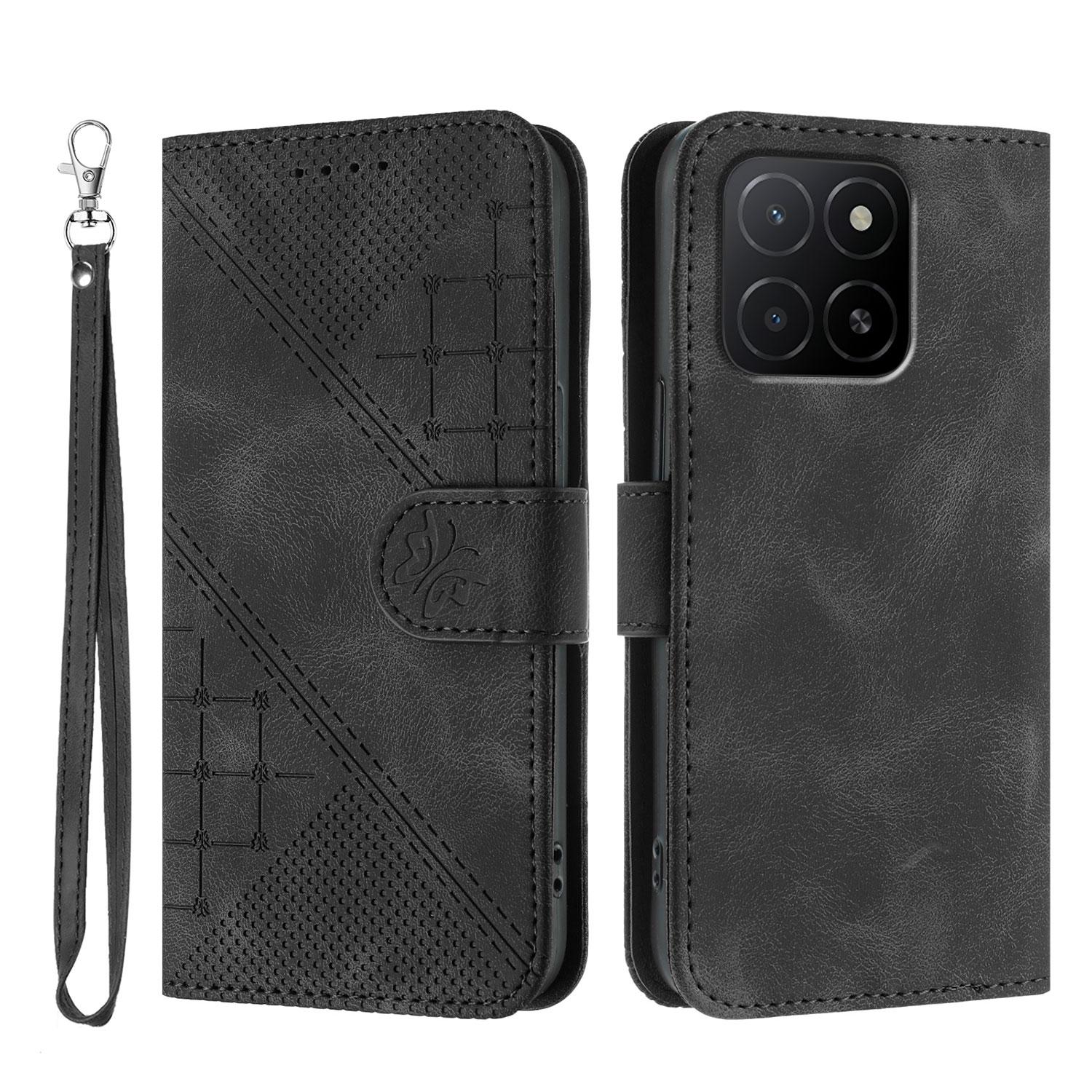 For Honor X5b Plus/Honor X5b Leather Wallet Case Butterfly Flower Imprinted Phone Cover with Strap F
For Honor X5b Plus/Honor X5b Leather Wallet Case Butterfly Flower Imprinted Phone Cover with Strap F