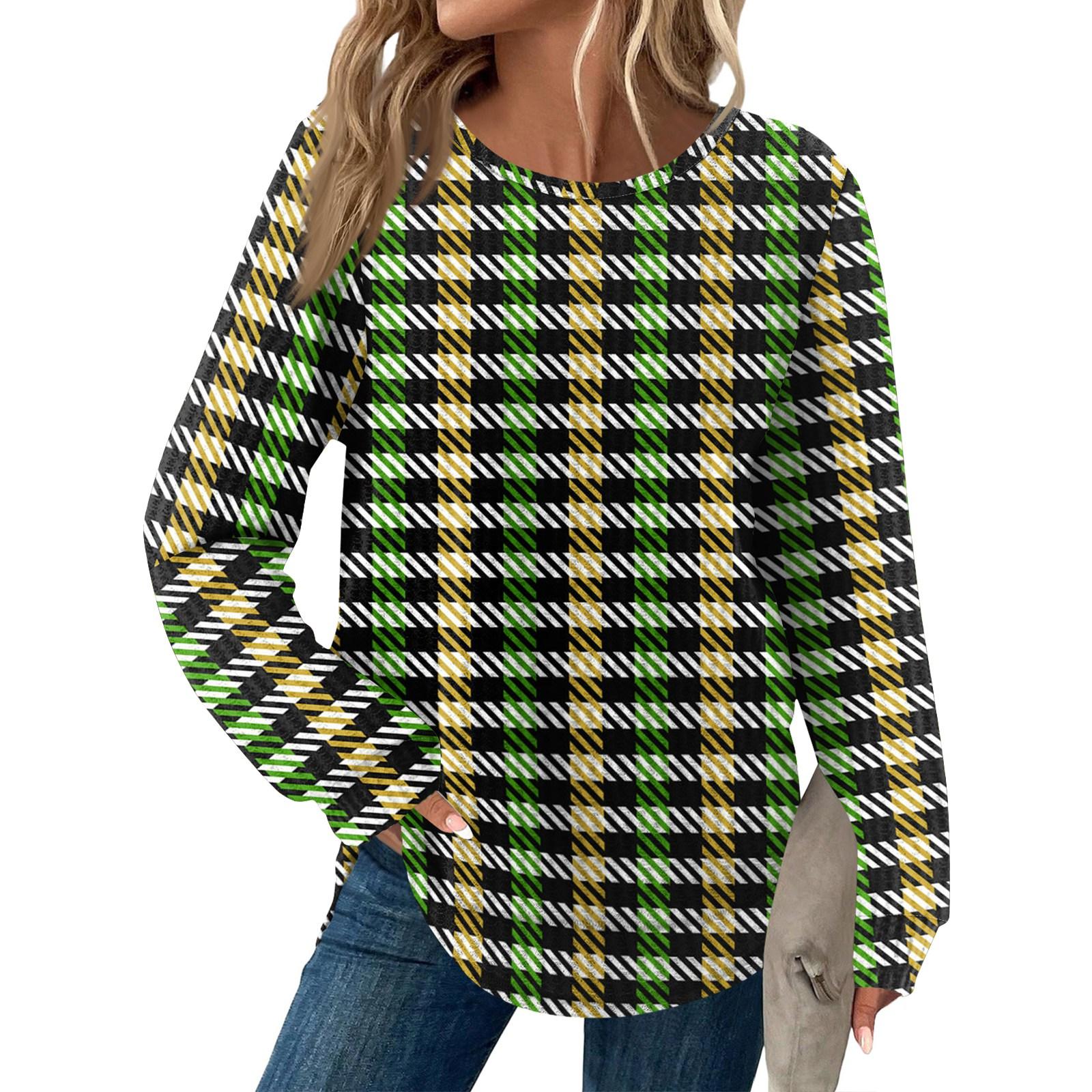 Женский модный повседневный свободный топ с круглым вырезом и длинными рукавами с принтом L
Женский модный повседневный свободный топ с круглым вырезом и длинными рукавами с принтом L