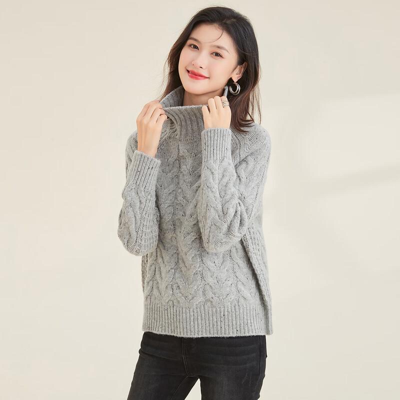 Women s 100% Lamb Wool Thick High-Neck Winter Sweater L
Women s 100% Lamb Wool Thick High-Neck Winter Sweater L