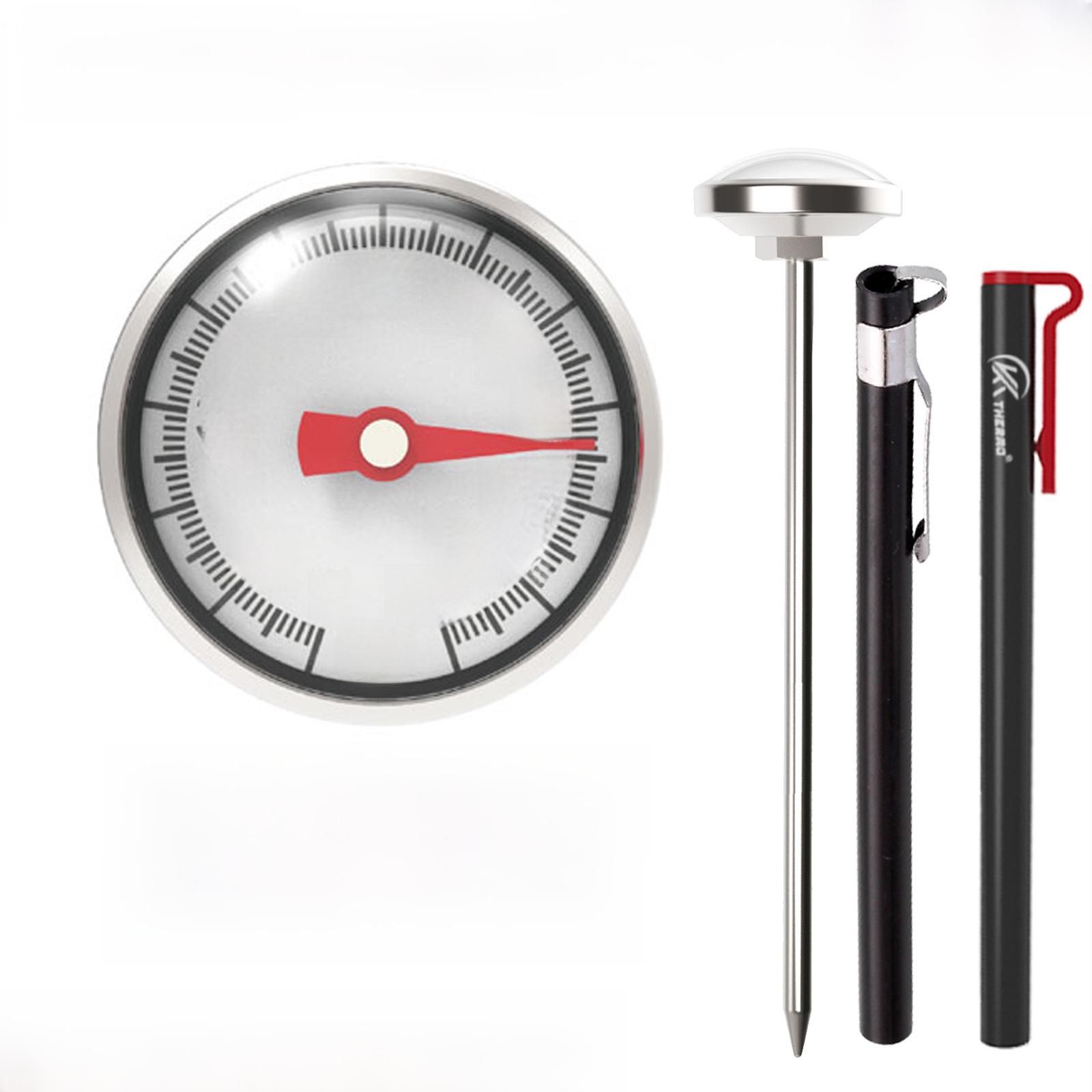 Kaitai KT Stainless Steel Kitchen Thermometer for Coffee, Milk, and Food 0~120°C with Black Cover
Kaitai KT Stainless Steel Kitchen Thermometer for Coffee, Milk, and Food 0~120°C with Black Cover