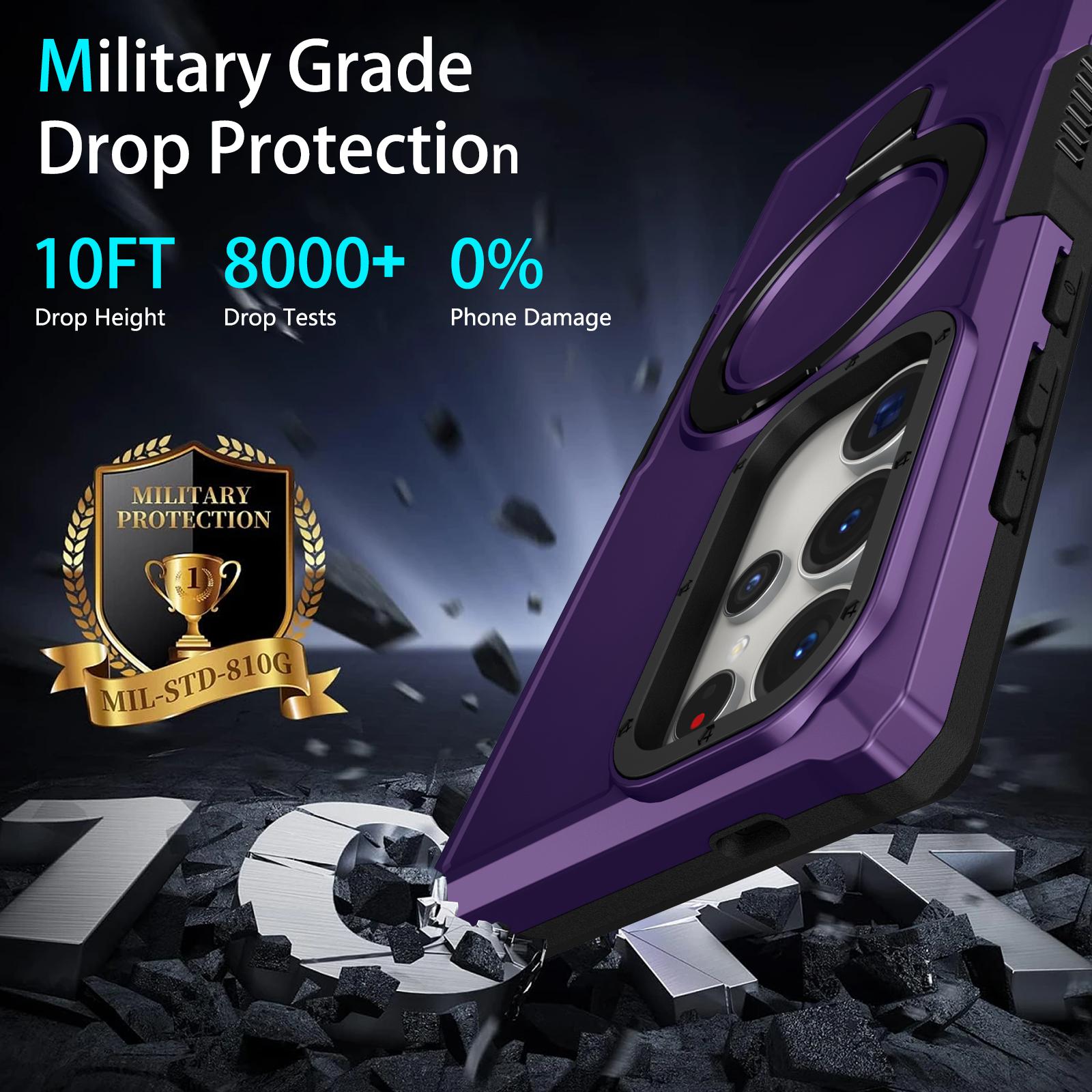 For Samsung Galaxy S24 Ultra Case TPU+PC 2-in-1 Ring Kickstand Shockproof Cover Dark Purple
For Samsung Galaxy S24 Ultra Case TPU+PC 2-in-1 Ring Kickstand Shockproof Cover Dark Purple