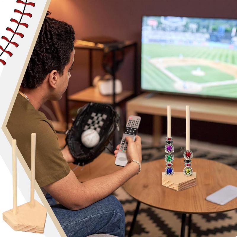 Football Rings Holder Stacked Wooden Display Stand 10.6inches Rings Holder Championship Jewelry Rack Double Rod Storage United States
Football Rings Holder Stacked Wooden Display Stand 10.6inches Rings Holder Championship Jewelry Rack Double Rod Storage United States