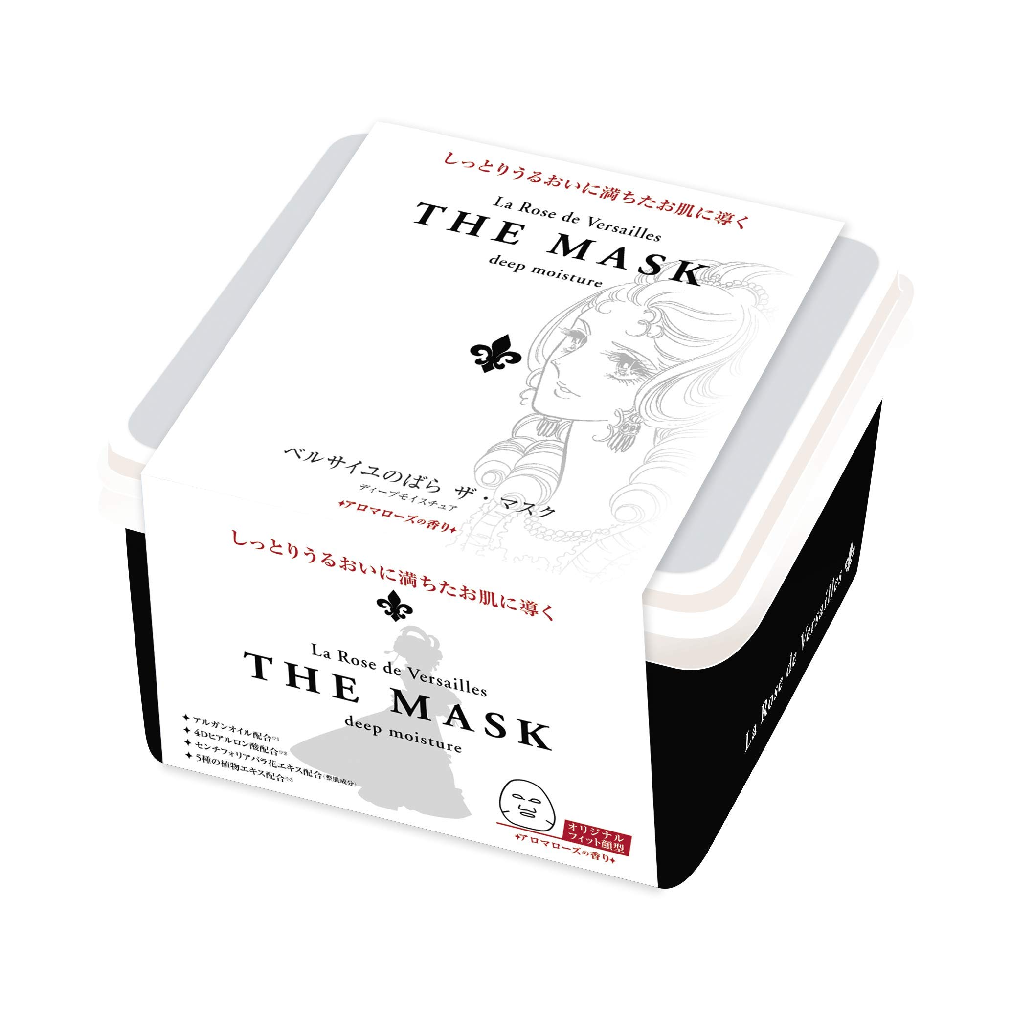Rose of Versailles THE MASK Deep Moisture 32 Pieces Face Pack Aroma Rose Scent Set
Rose of Versailles THE MASK Deep Moisture 32 Pieces Face Pack Aroma Rose Scent Set
