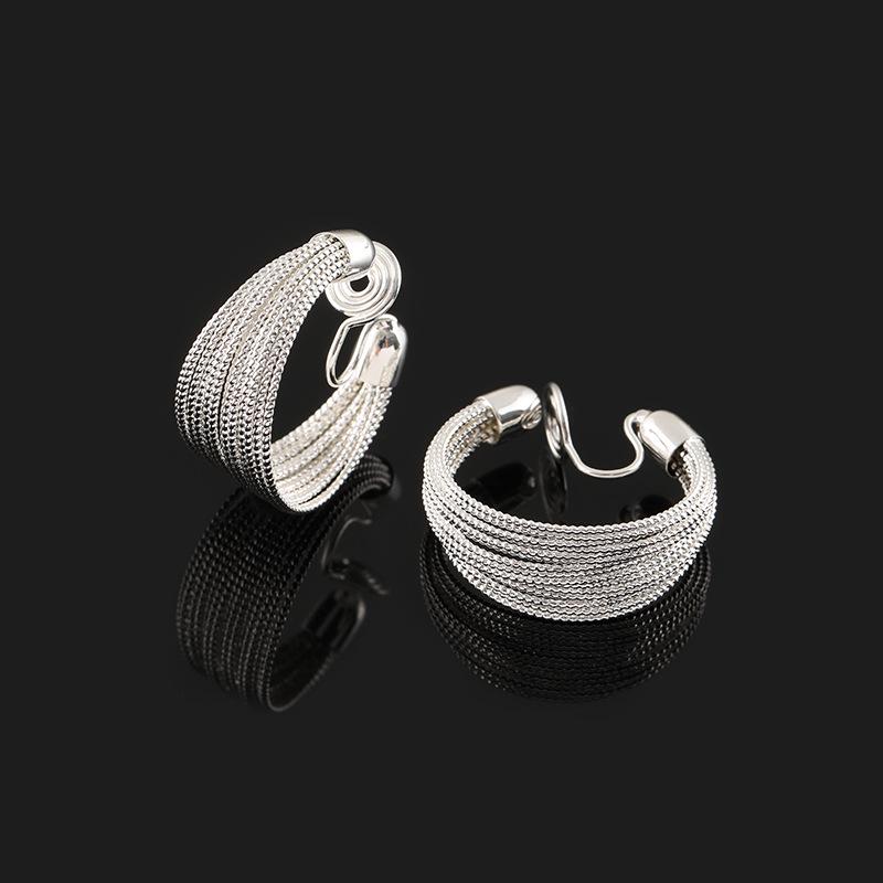 EH672 European & American Metal Style Non-Piercing Mosquito Coil Ear Clip Earrings - Large Circle with Silver Needle
EH672 European & American Metal Style Non-Piercing Mosquito Coil Ear Clip Earrings - Large Circle with Silver Needle