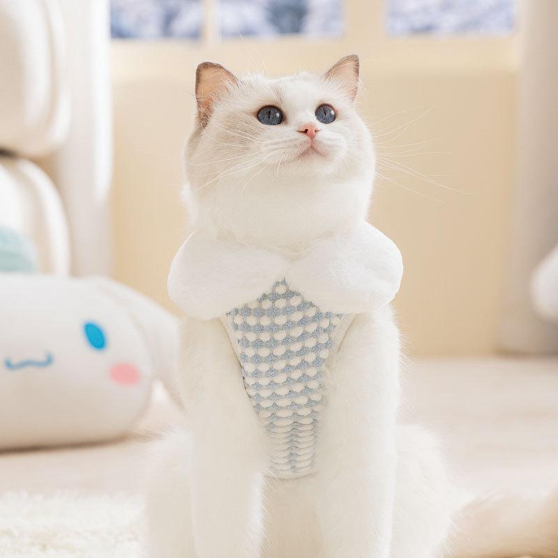 Yugui dog joint autumn and winter warm pineapple velvet kitten puppy dog velvet vest pet cat clothes XS (recommended weight 1-1.5kg)
Yugui dog joint autumn and winter warm pineapple velvet kitten puppy dog velvet vest pet cat clothes XS (recommended weight 1-1.5kg)