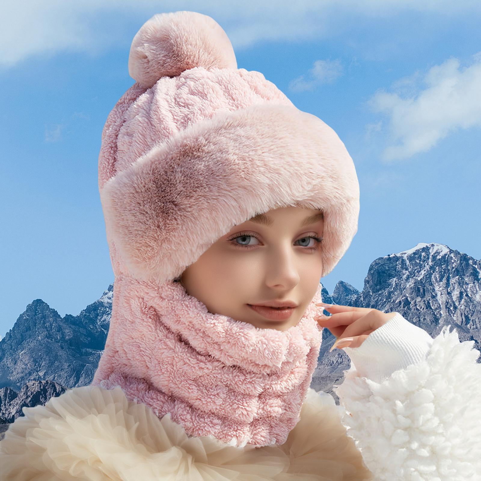 Ladies Winter Plush Ski Hat with Earmuffs - Solid Color Knitted Hat, Suitable for Outdoor Activities in Autumn and Winter One Size розовый
Ladies Winter Plush Ski Hat with Earmuffs - Solid Color Knitted Hat, Suitable for Outdoor Activities in Autumn and Winter One Size розовый