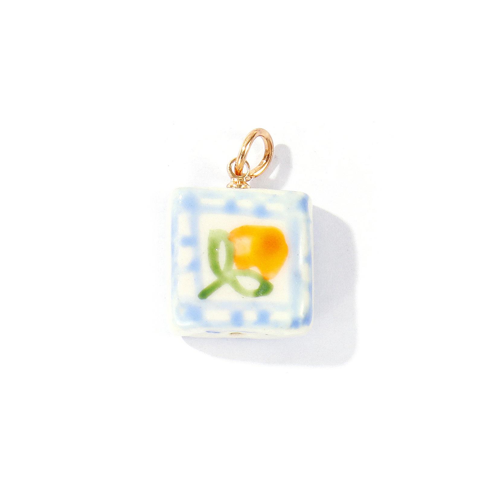 2 Pcs Ceramic Charms Multicolor Flower Rainbow Hand Drawing Double Sided Brass 18K Gold Plated Pendants For DIY Necklace Making
2 Pcs Ceramic Charms Multicolor Flower Rainbow Hand Drawing Double Sided Brass 18K Gold Plated Pendants For DIY Necklace Making