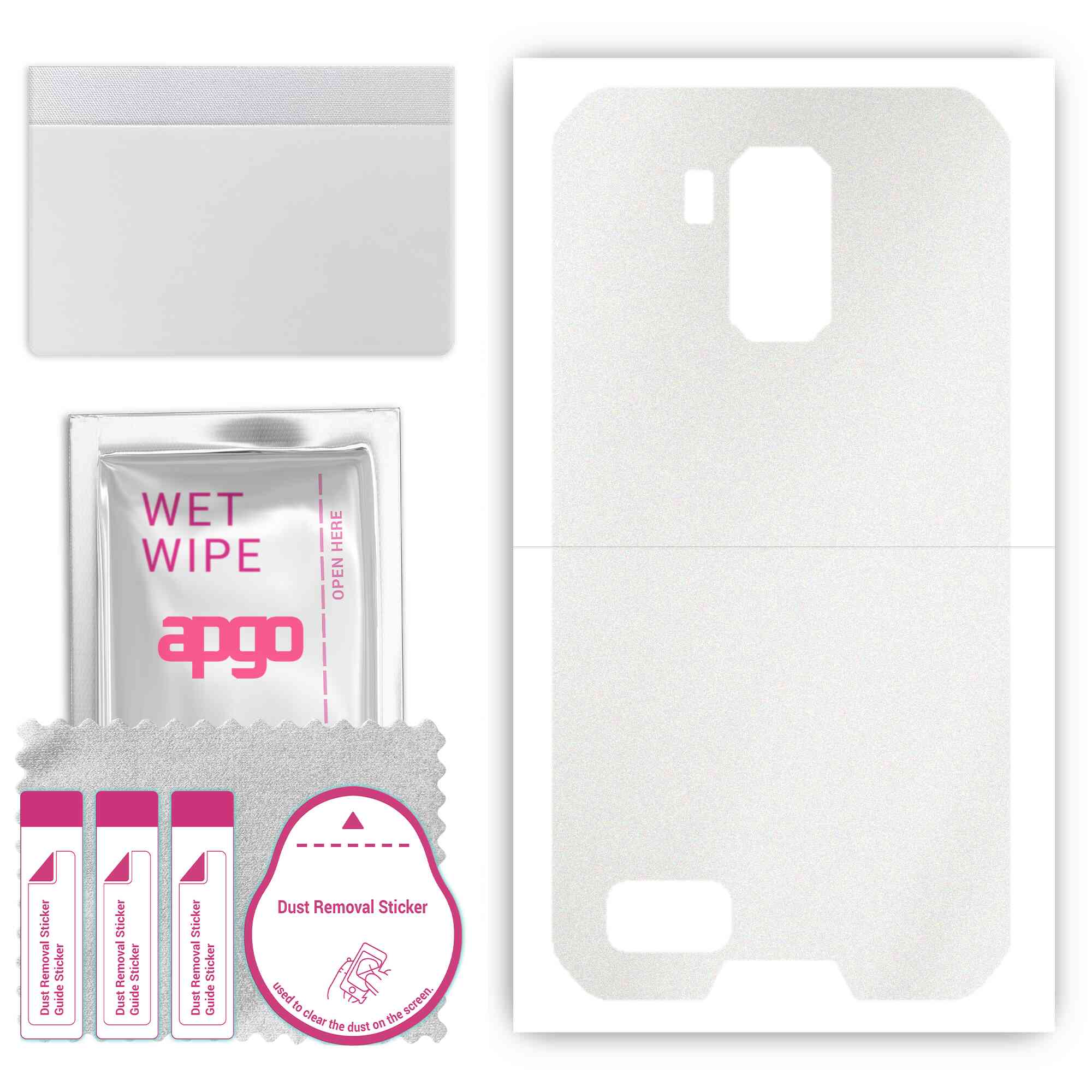 apgo Protective Skin Sticker for the back compatible with Ulefone Armor X7 Pro, Wrap Film, Foil, Vinyl - Pattern Matte Transparent
apgo Protective Skin Sticker for the back compatible with Ulefone Armor X7 Pro, Wrap Film, Foil, Vinyl - Pattern Matte Transparent