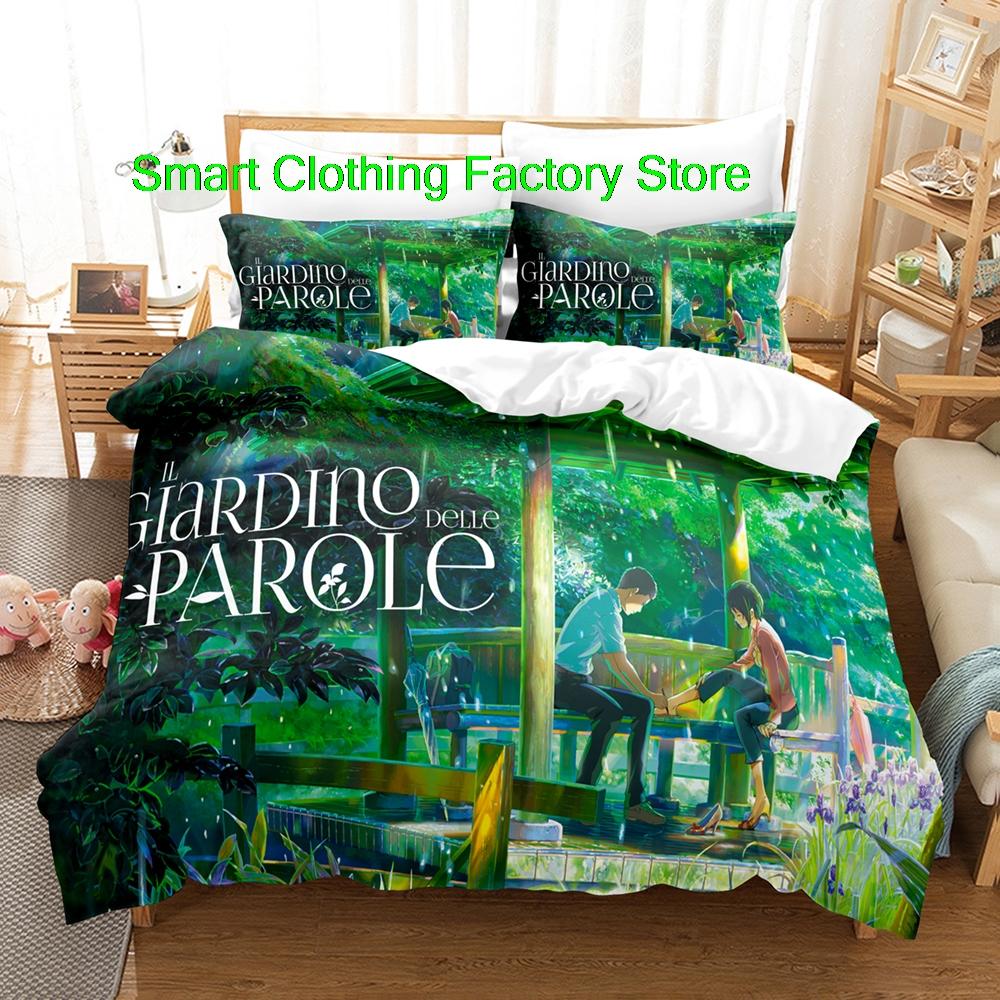 Single Twin Ful Quen King-Sized Dimensionsd Dimensions Bed Linen Set Tenagers Bedrom Duvetcover Sets Fashion Bed Shet Set The Garden Of Words Beding 100*200cm Single
Single Twin Ful Quen King-Sized Dimensionsd Dimensions Bed Linen Set Tenagers Bedrom Duvetcover Sets Fashion Bed Shet Set The Garden Of Words Beding 100*200cm Single