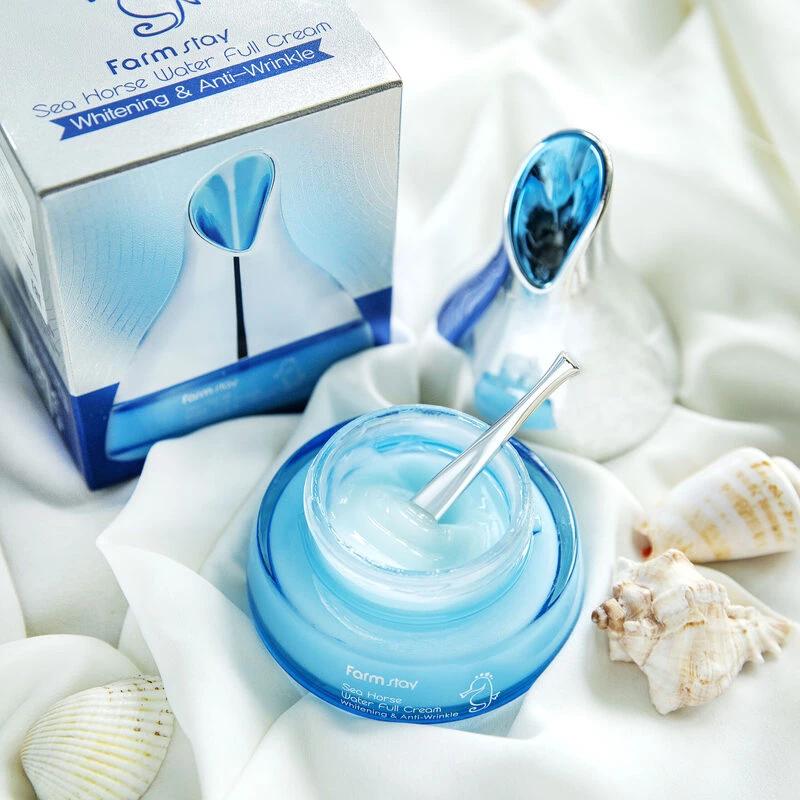 FARMSTAY VISIBLE DIFFERENCE SEA HORSE WATER FULL CREAM, Антивозрастной, Kbeauty, Корейская косметика, образец
FARMSTAY VISIBLE DIFFERENCE SEA HORSE WATER FULL CREAM, Антивозрастной, Kbeauty, Корейская косметика, образец