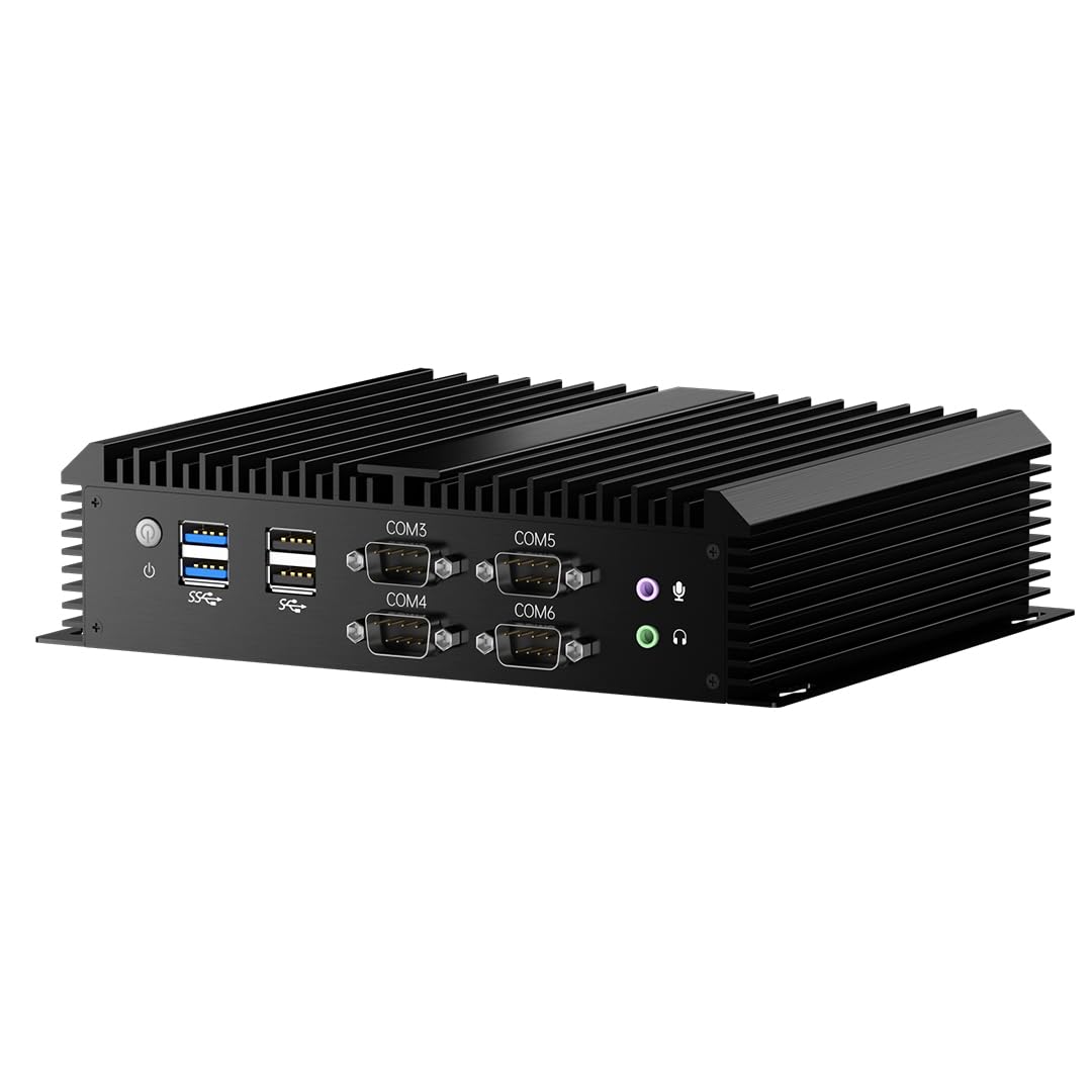 Промисловий міні-комп’ютер Mavsloly без вентилятора з ядром 8G RAM 256G Dual NIC Support 4G Windows 11 Pro PC, i7-8550U, SSD, 2.5G LAN, 6COM RS232,
Промисловий міні-комп’ютер Mavsloly без вентилятора з ядром 8G RAM 256G Dual NIC Support 4G Windows 11 Pro PC, i7-8550U, SSD, 2.5G LAN, 6COM RS232,