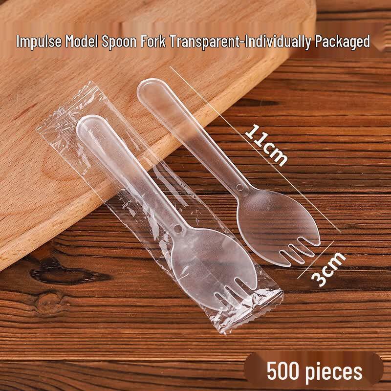 Individually Wrapped Disposable Plastic Spork
Individually Wrapped Disposable Plastic Spork