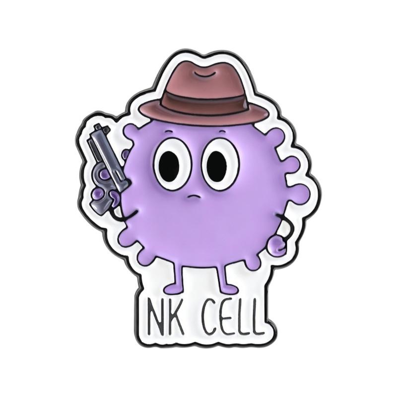 Fashionable Metal Pin Lapel Badge Immune Cell Enamel Brooch Scientific Themed Pin Accessory for Clothes And Bags
Fashionable Metal Pin Lapel Badge Immune Cell Enamel Brooch Scientific Themed Pin Accessory for Clothes And Bags