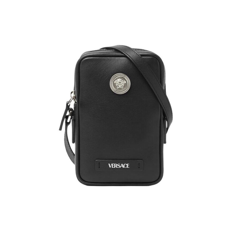 Versace Medusa Biggie Series Classic Medusa Logo Leather Phone Bag Men Shoulder Bag Black 1006192-1A03190-1B00P Basic Set (Bag+Dust Bag)
Versace Medusa Biggie Series Classic Medusa Logo Leather Phone Bag Men Shoulder Bag Black 1006192-1A03190-1B00P Basic Set (Bag+Dust Bag)