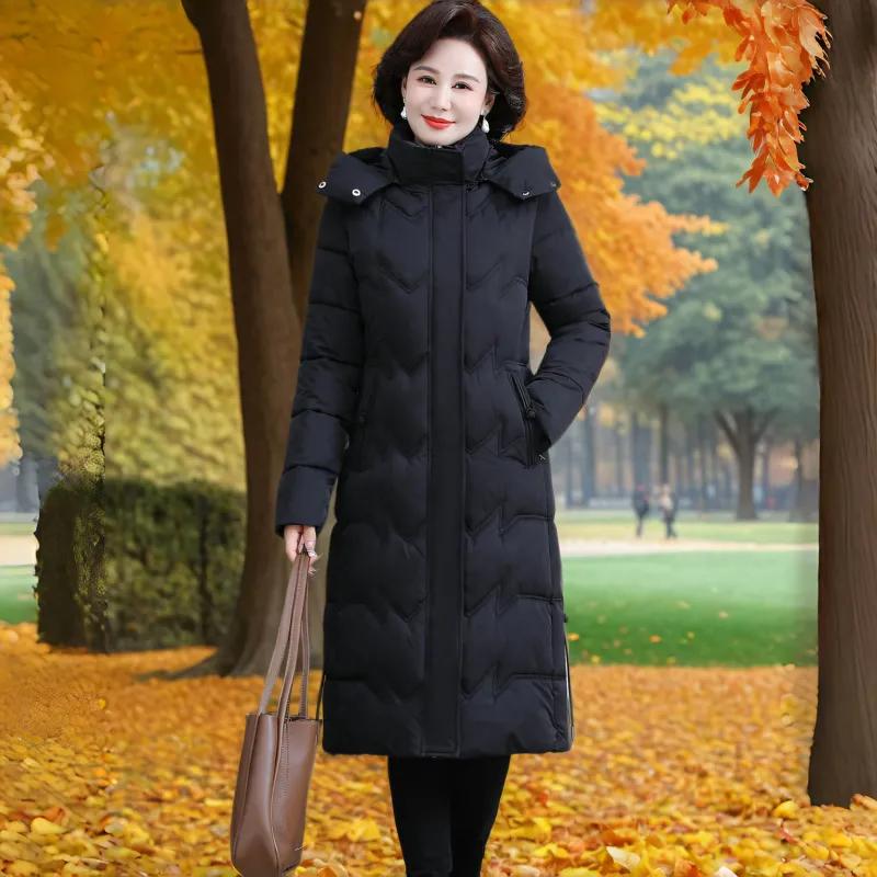 Женские зимние куртки больших размеров XL-6XL для женщин среднего возраста, новые пальто, элегантные свободные толстые теплые длинные парки, женская верхняя одежда M чёрный
Женские зимние куртки больших размеров XL-6XL для женщин среднего возраста, новые пальто, элегантные свободные толстые теплые длинные парки, женская верхняя одежда M чёрный